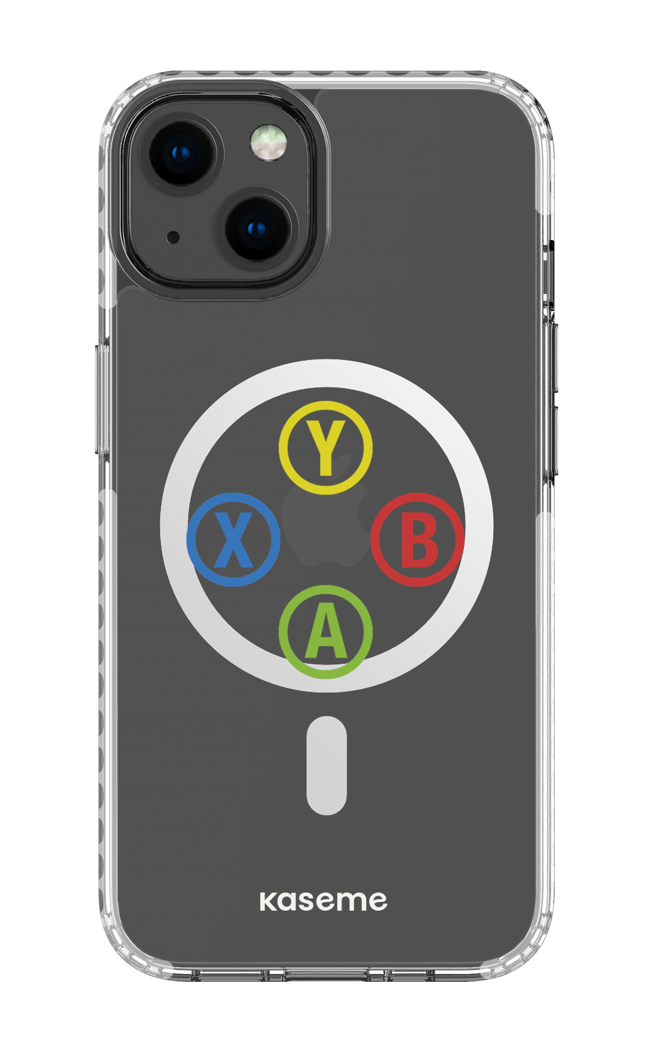 iPhone 13 Clear Case Magsafe - White Game clear case -