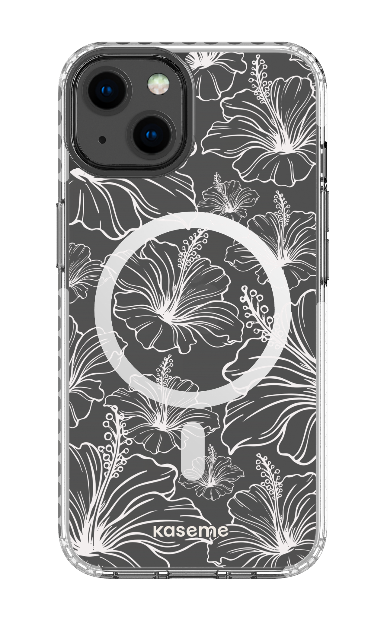 iPhone 13 Clear Case Magsafe - White Kahala Clear Case -