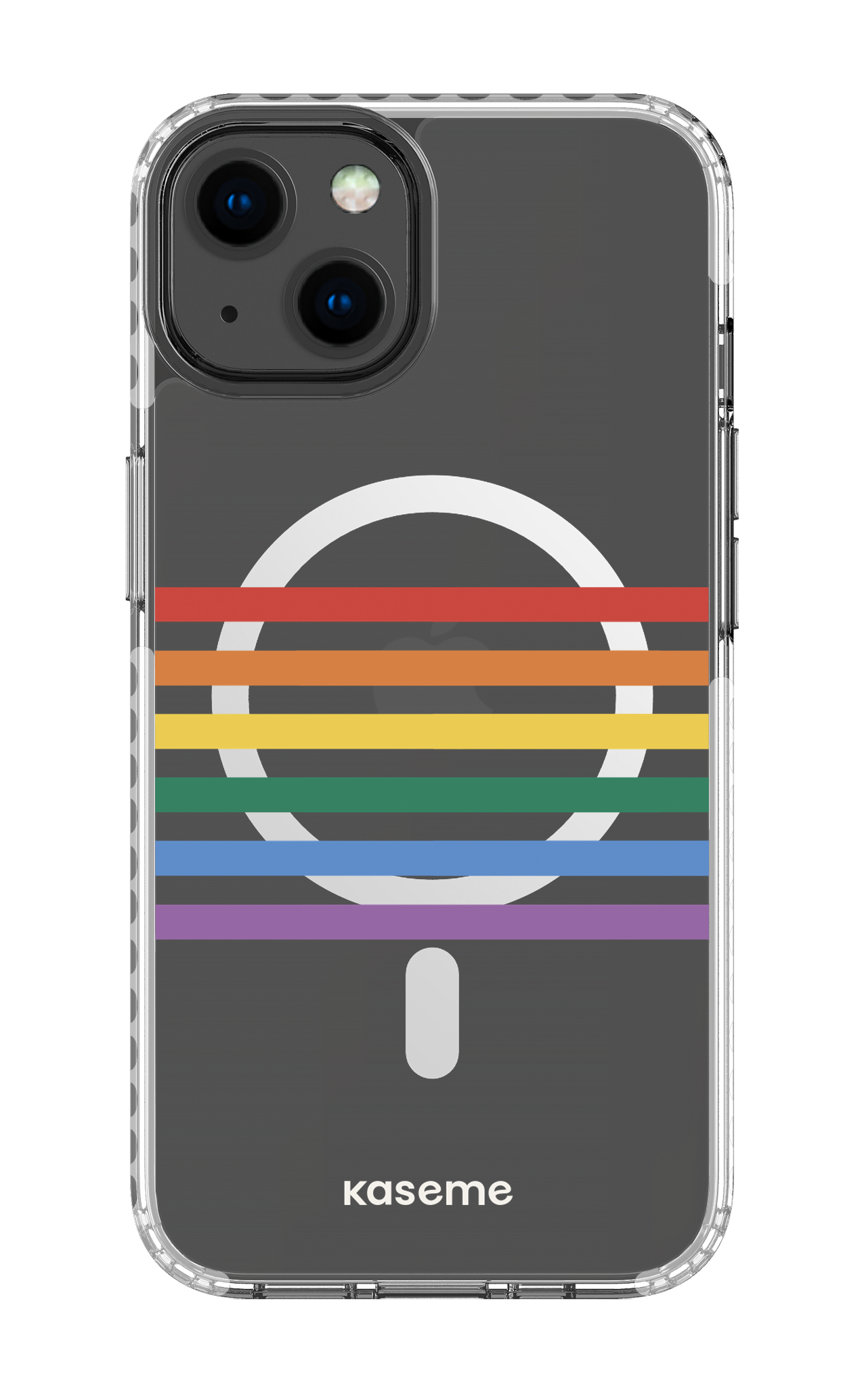 iPhone 13 Clear Case Magsafe - White Out and proud clear case -