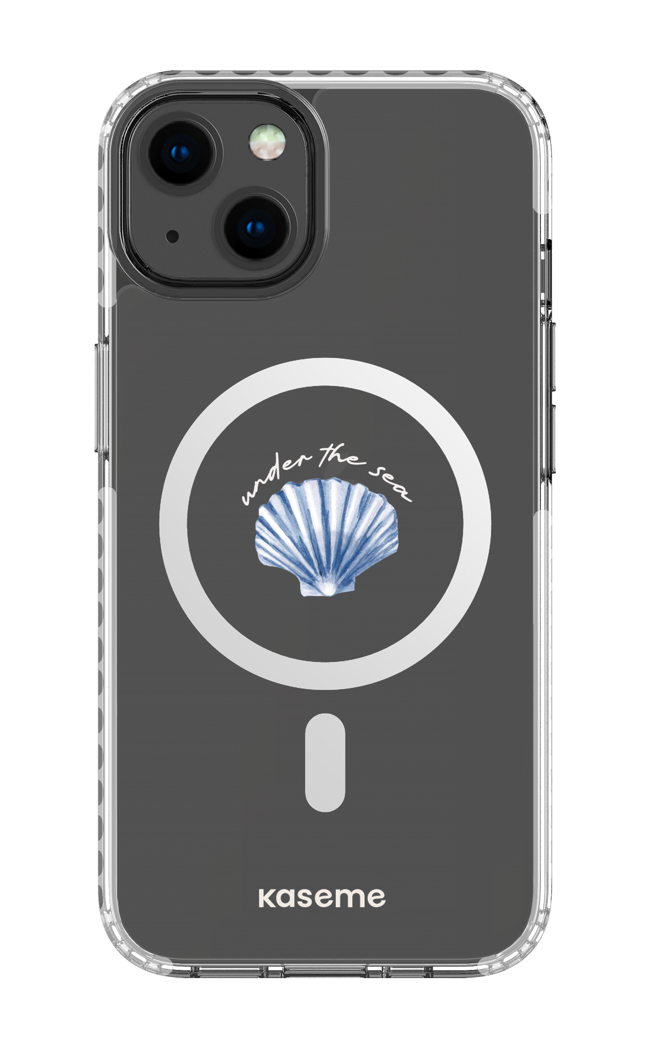 iPhone 13 Clear Case Magsafe - White Sealia Clear Case -