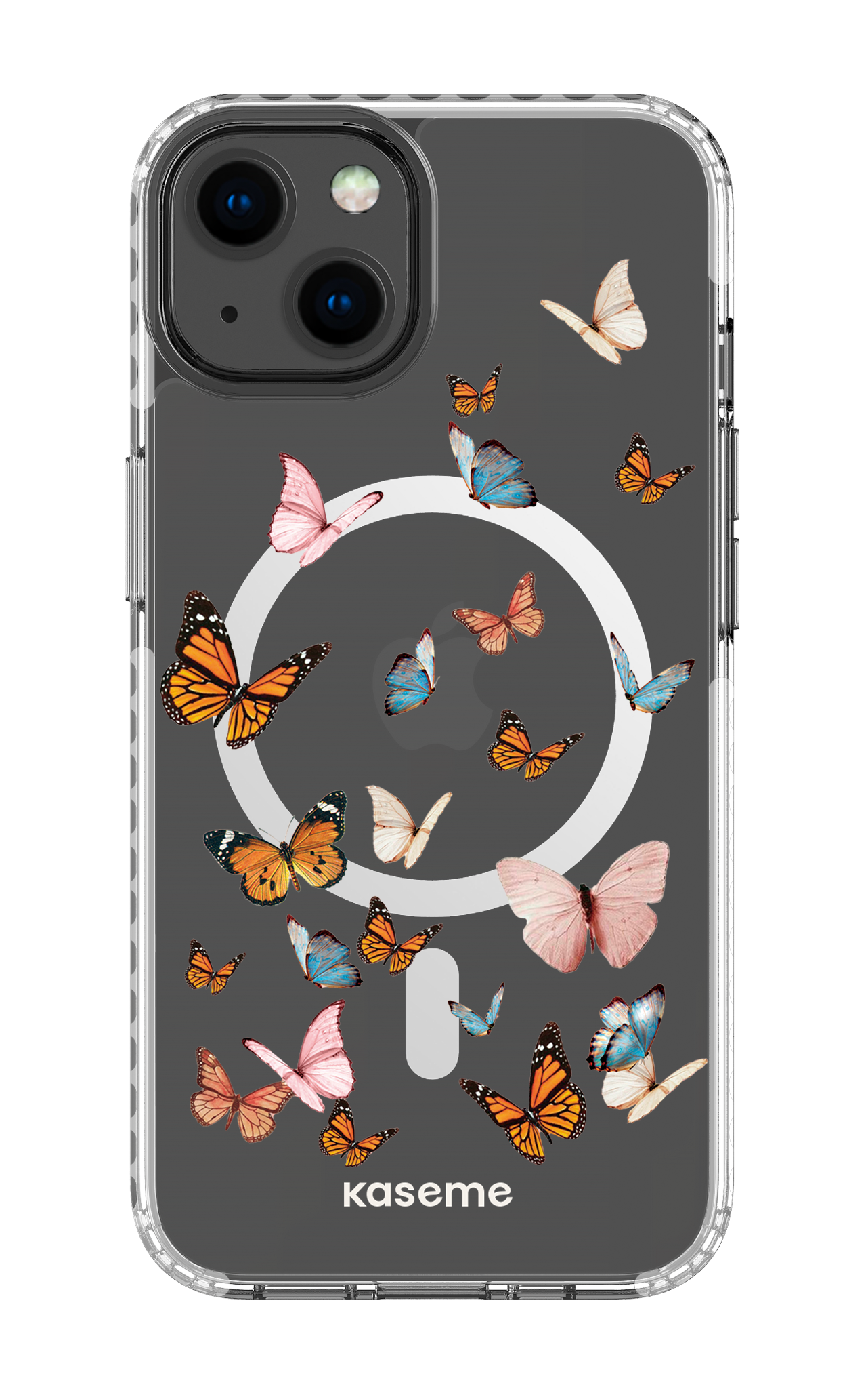 iPhone 13 Clear Case Magsafe - White Soarin Clear Case -