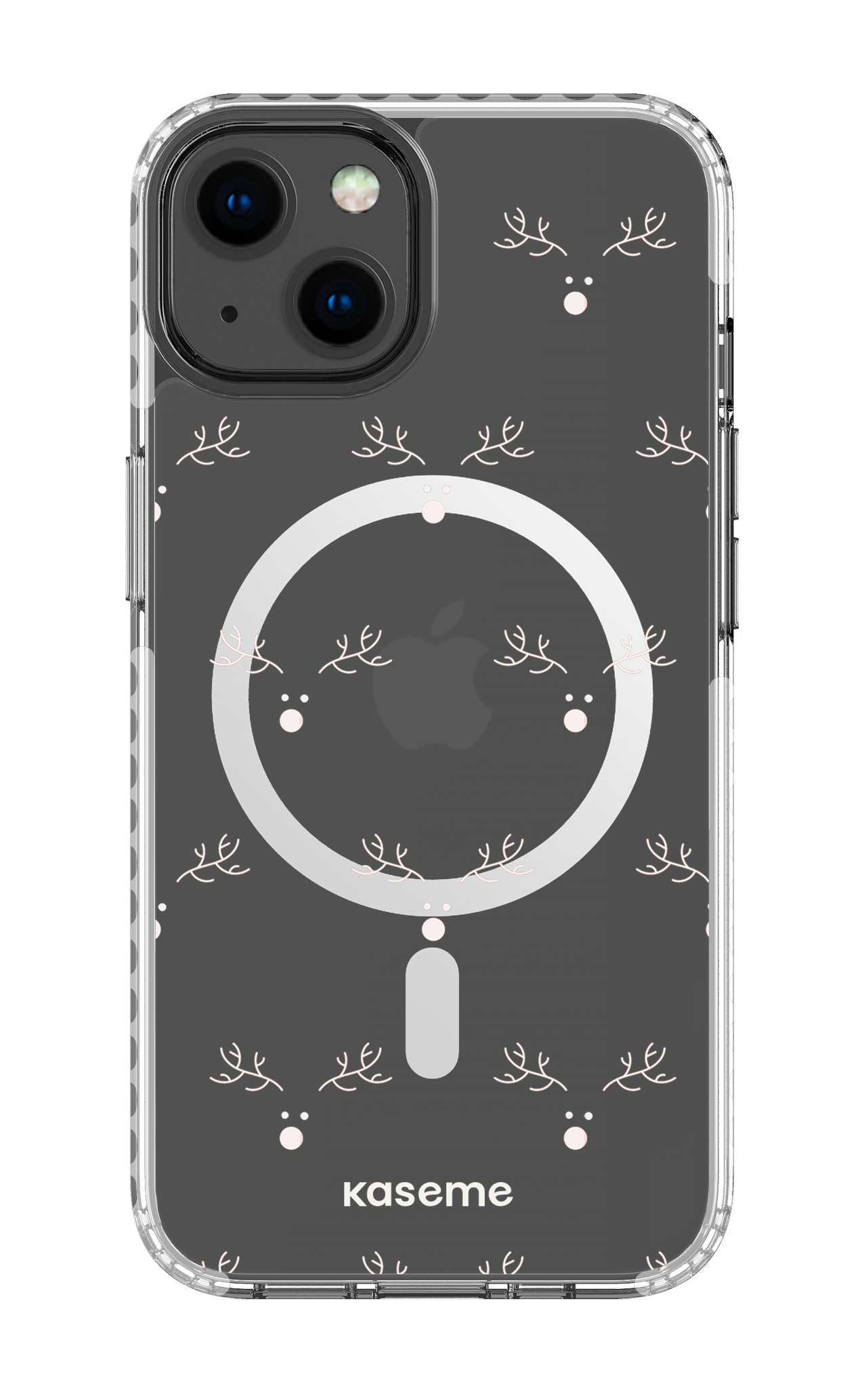 iPhone 13 Clear Case Magsafe - White Vixen Clear Case -