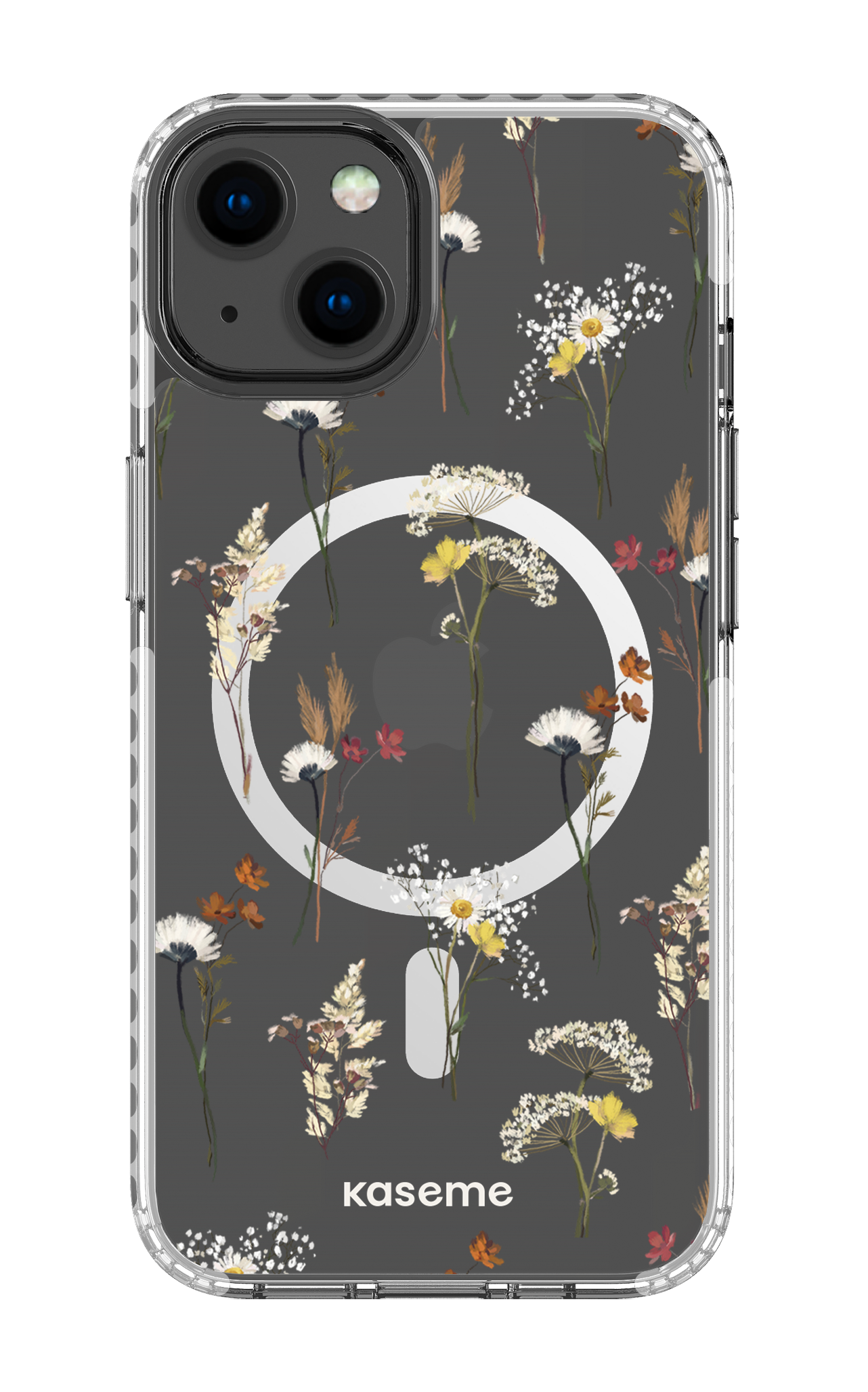 iPhone 13 Clear Case Magsafe - White Wilderness Clear Case -