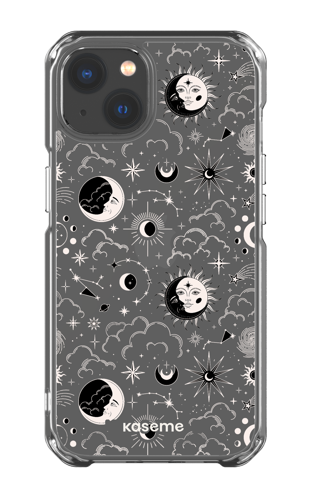 iPhone 13 Clear Case Milky Way White Clear Case -
