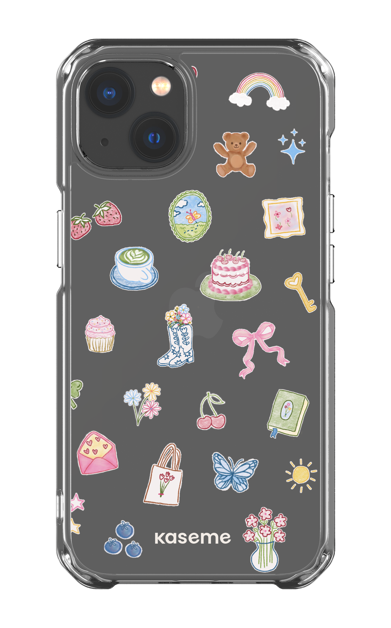 iPhone 13 Clear Case Poetry Clear Case -