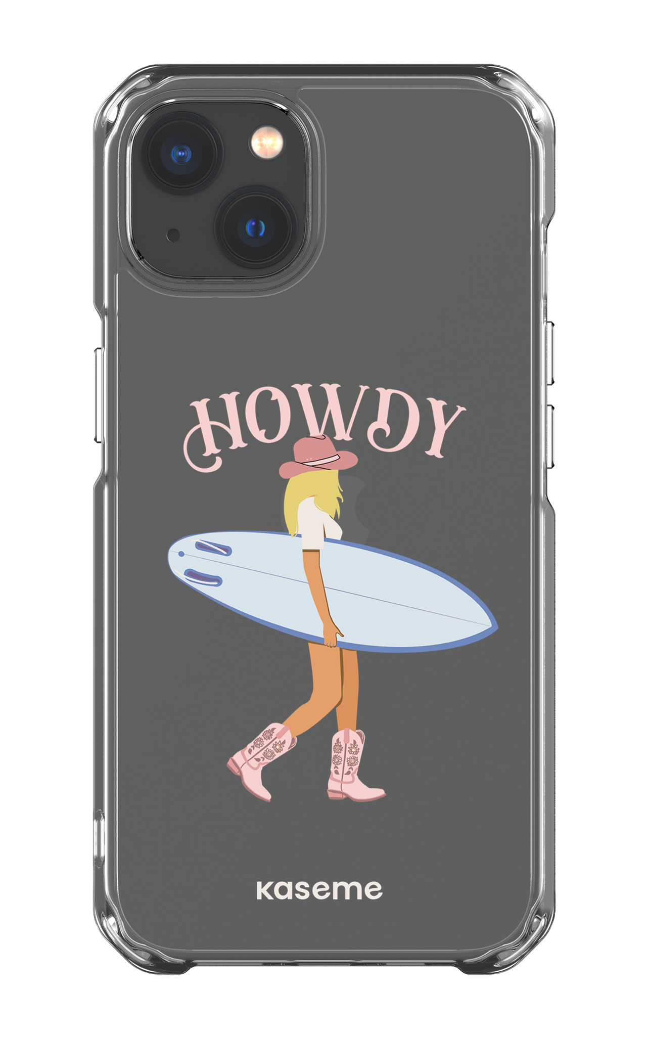 iPhone 13 Clear Case Westsea Pink Clear Case -