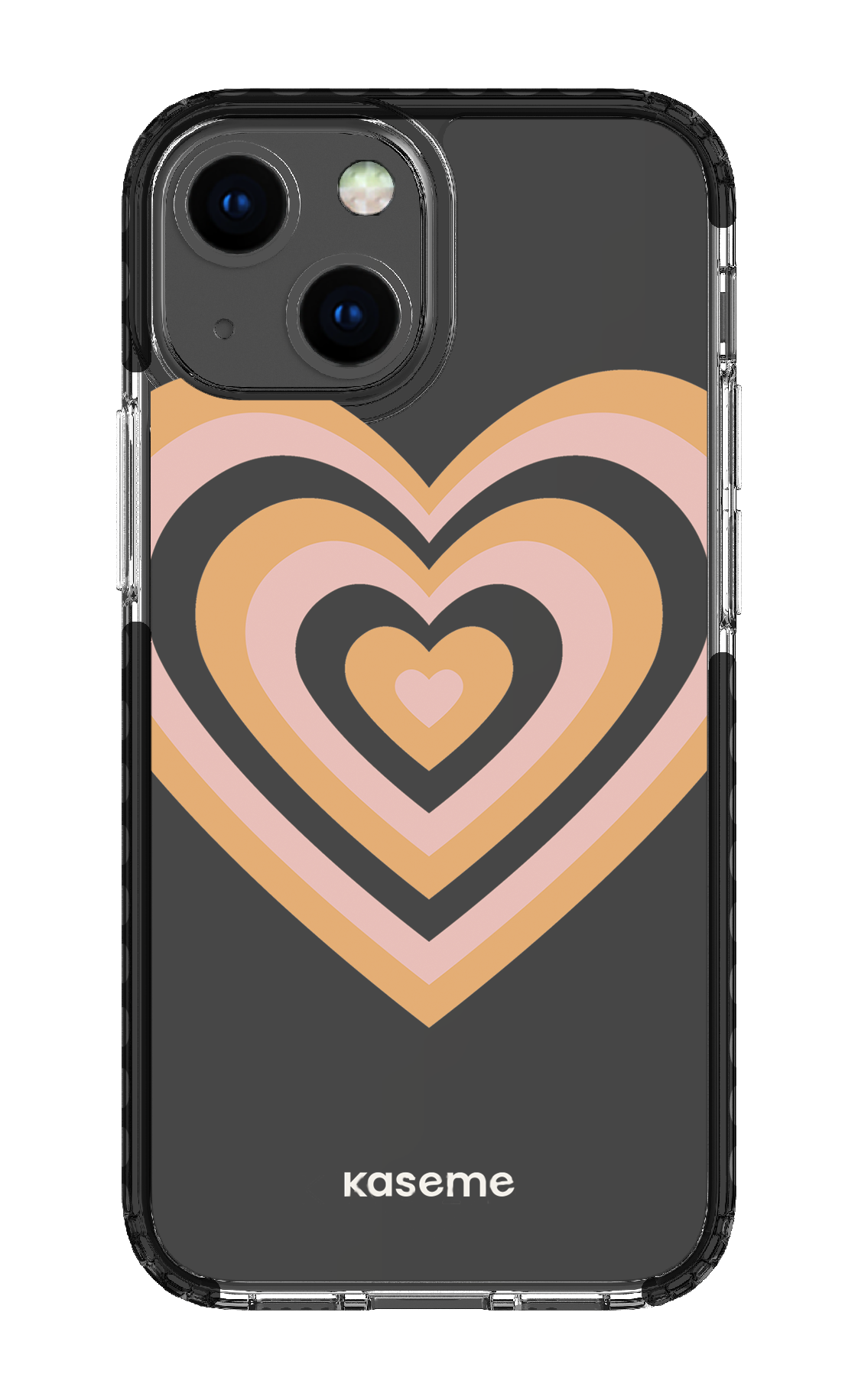 iPhone 13 Mini Clear Case - Black Amor Clear Case -