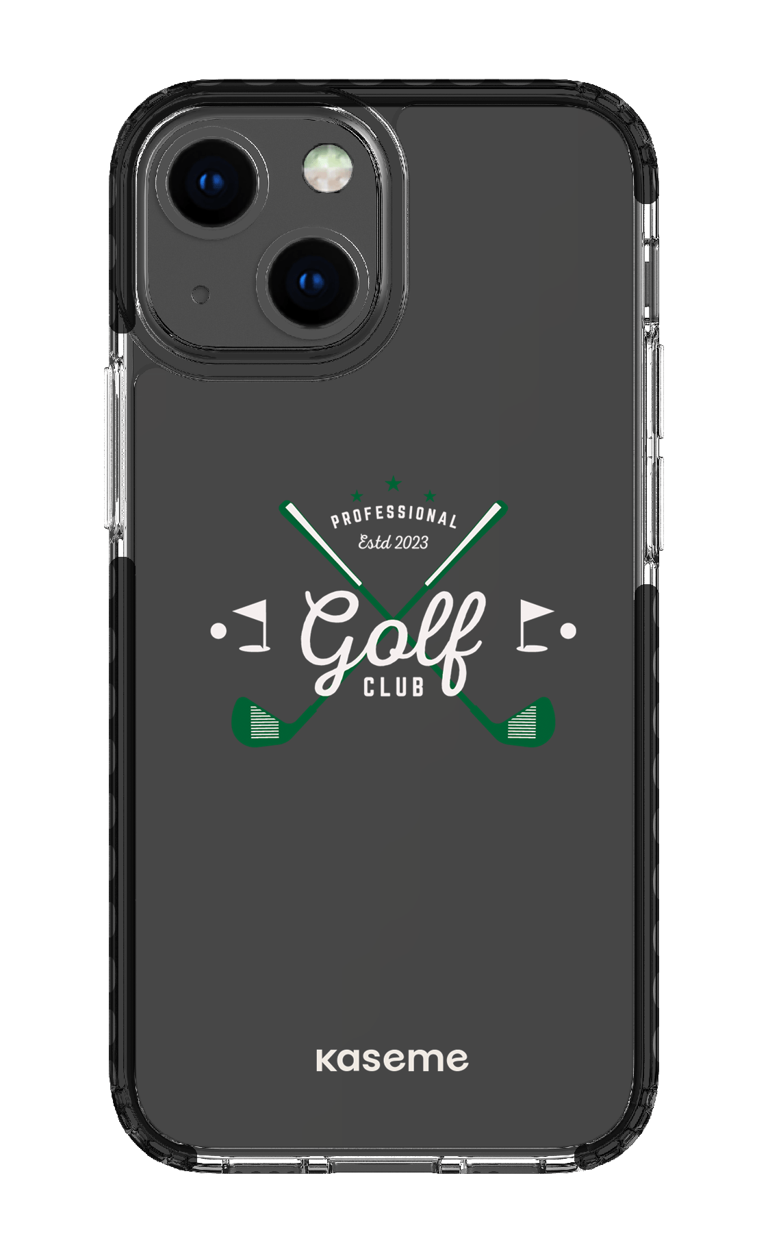 iPhone 13 Mini Clear Case - Black Bogey clear case -