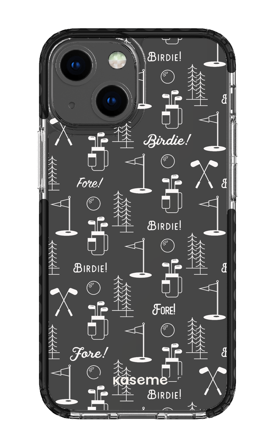 iPhone 13 Mini Clear Case - Black Fore clear case -