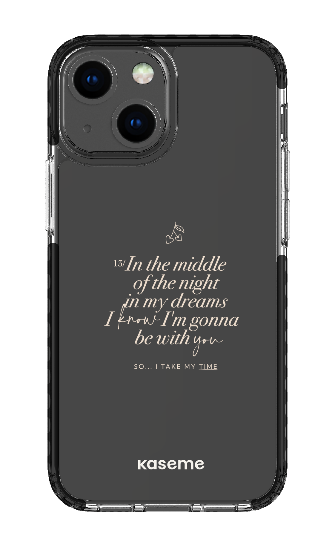 iPhone 13 Mini Clear Case - Black Ready For It Clear Case -