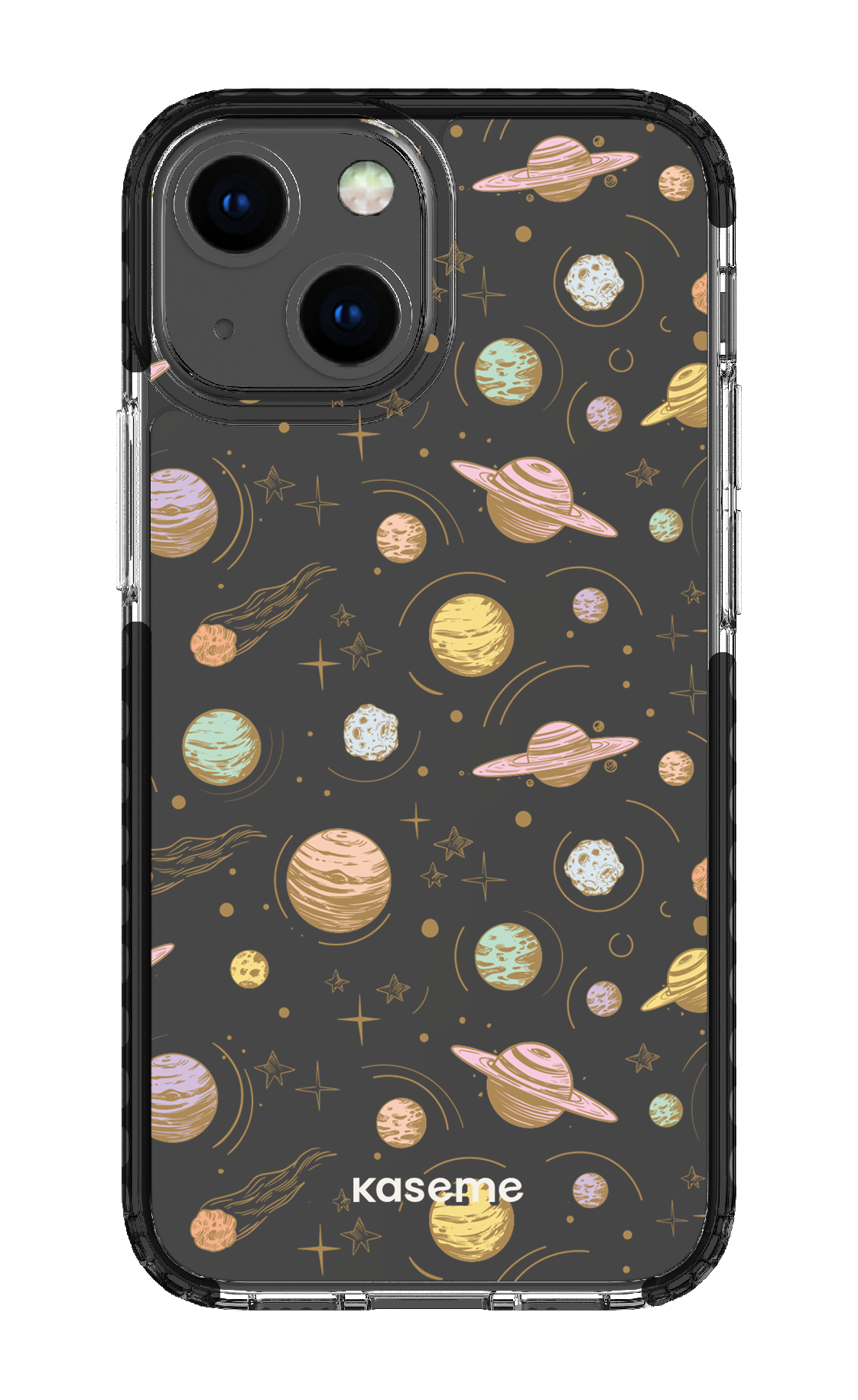 iPhone 13 Mini Clear Case - Black Solar Clear Case -