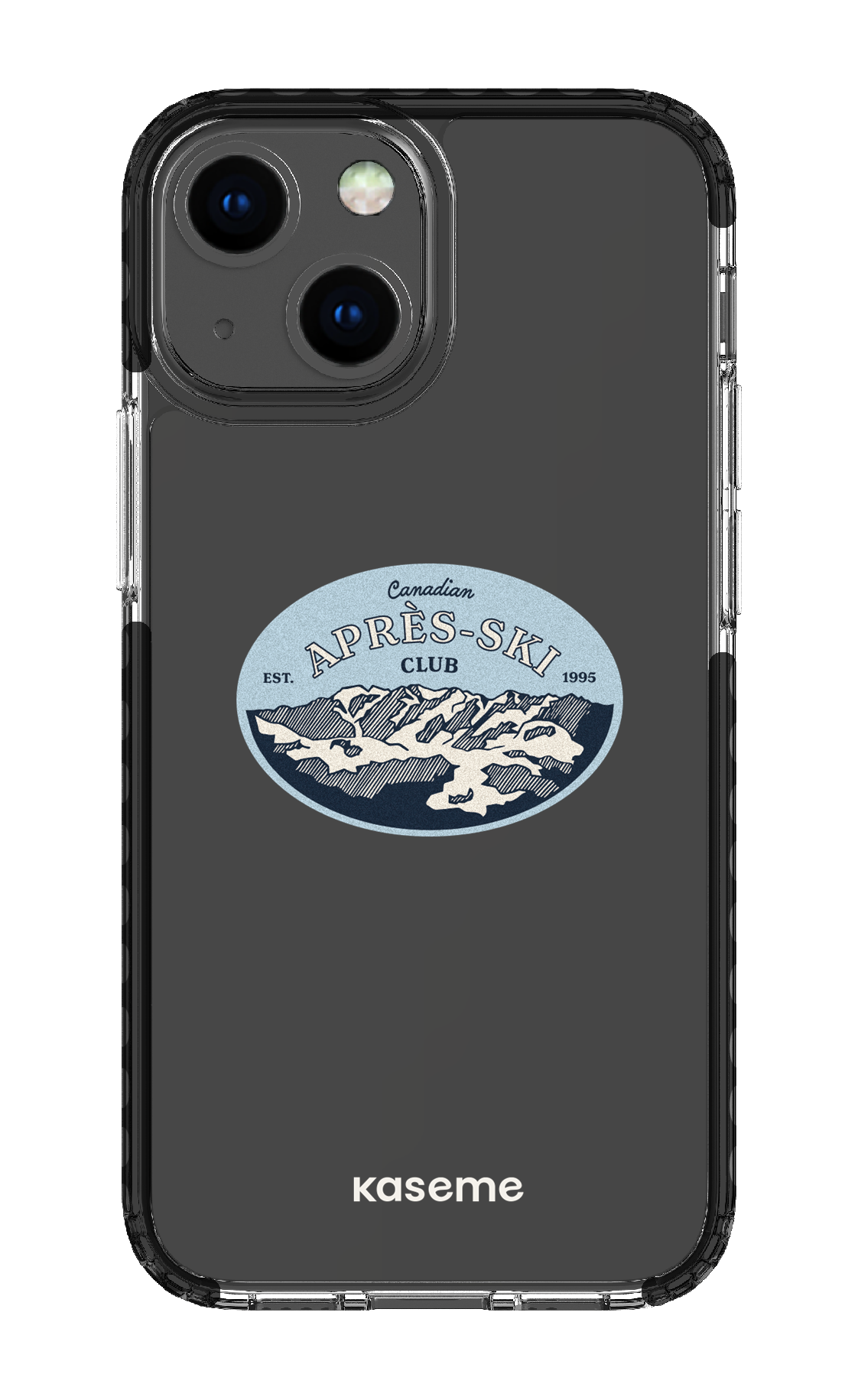 iPhone 13 Mini Clear Case - Black Whistler Clear Case -