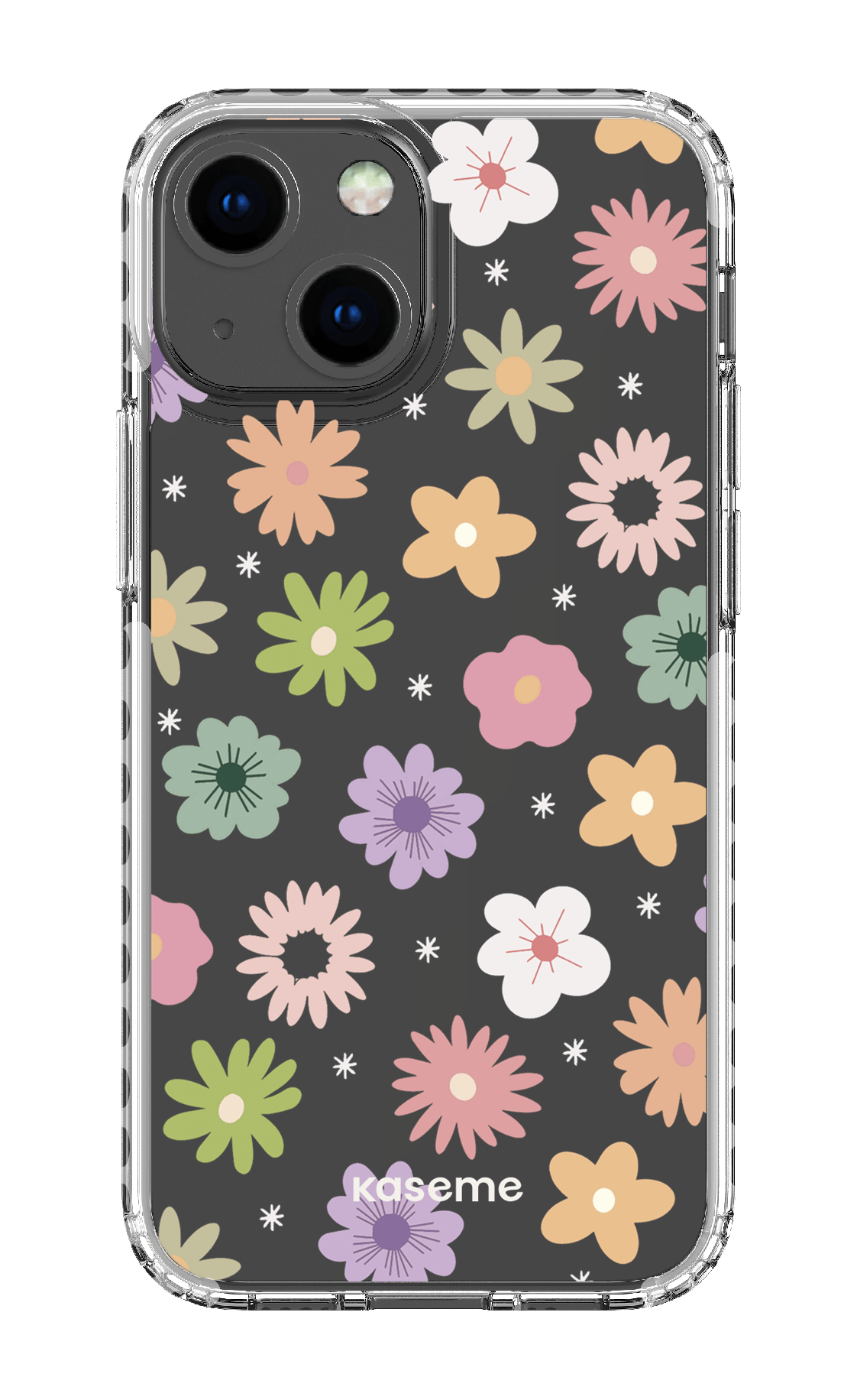 iPhone 13 Mini Clear Case - White Adore small clear case -