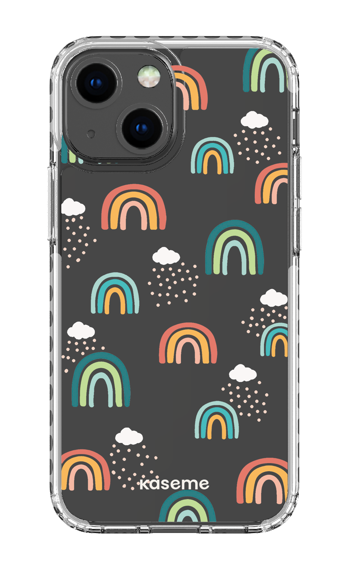 iPhone 13 Mini Clear Case - White Be You Clear Case -