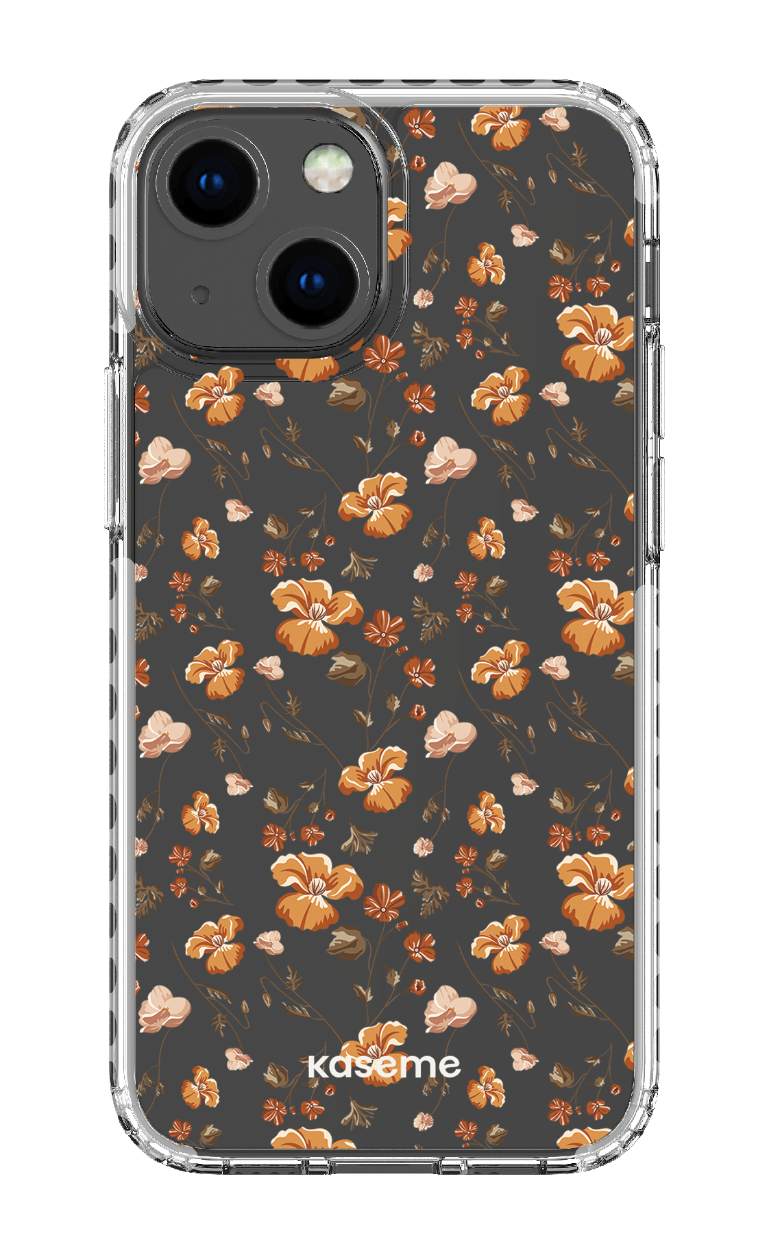 iPhone 13 Mini Clear Case - White Beatrice Clear Case -