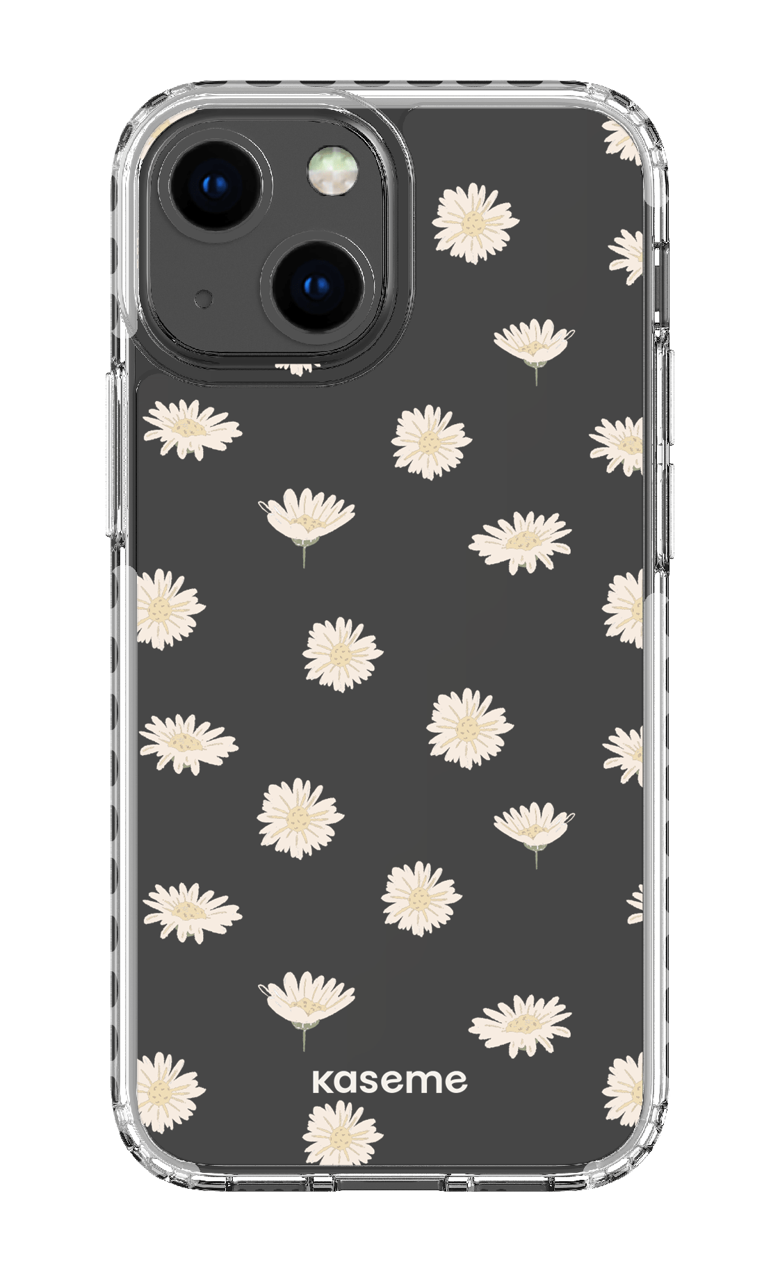 iPhone 13 Mini Clear Case - White Bella Clear Case -