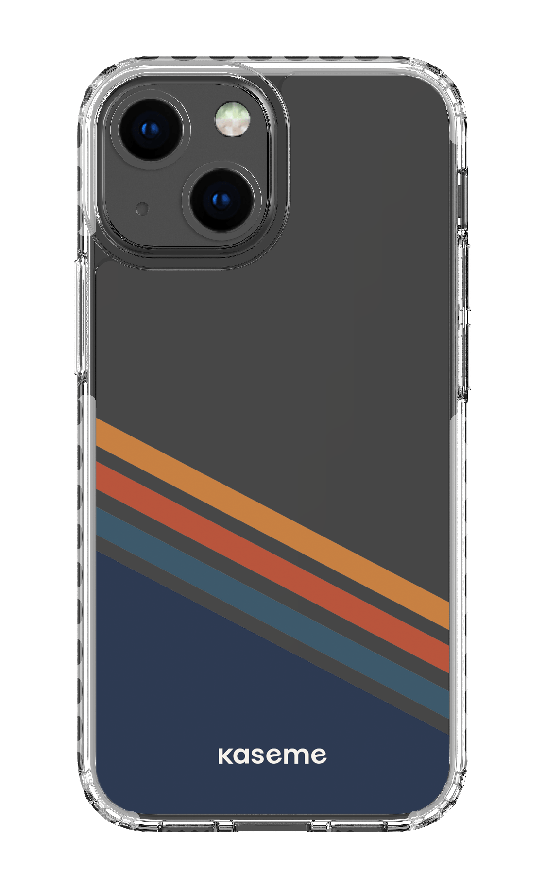 iPhone 13 Mini Clear Case - White Bitter Clear Case -