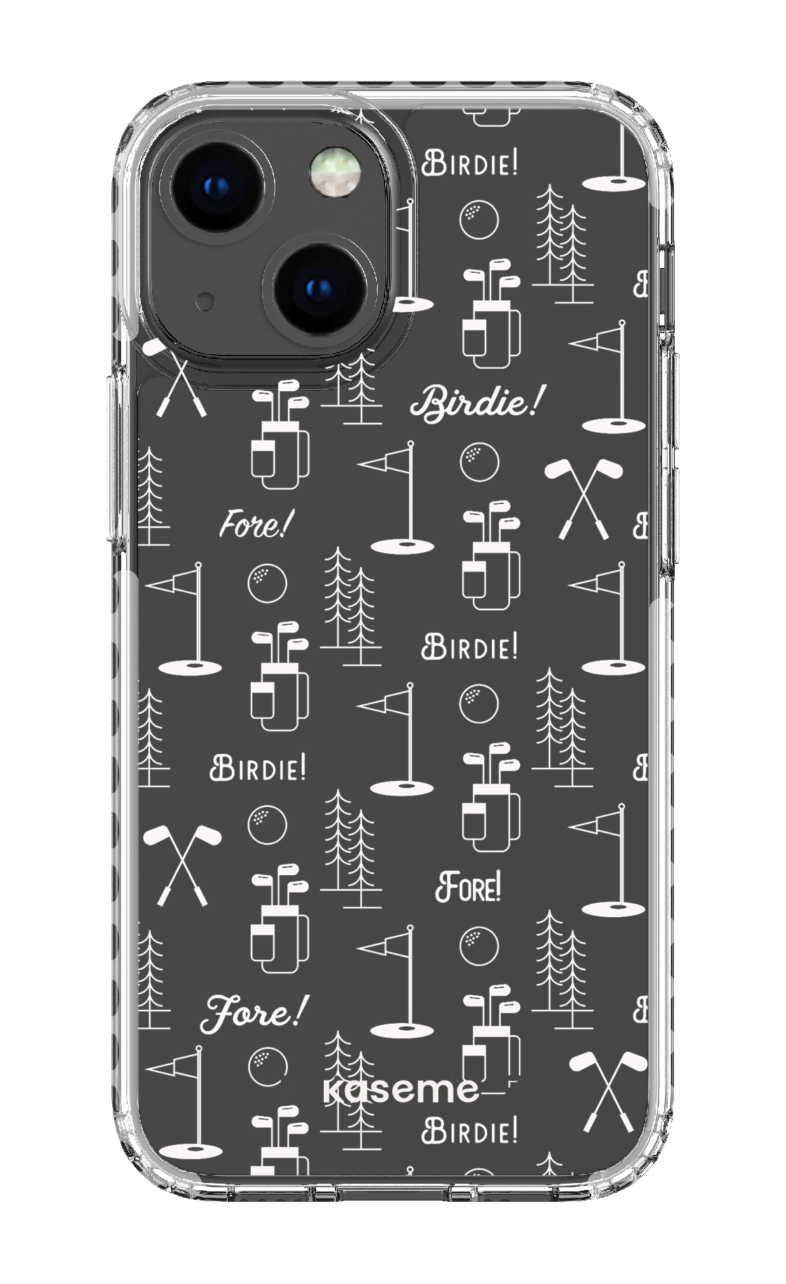 iPhone 13 Mini Clear Case - White Fore clear case -