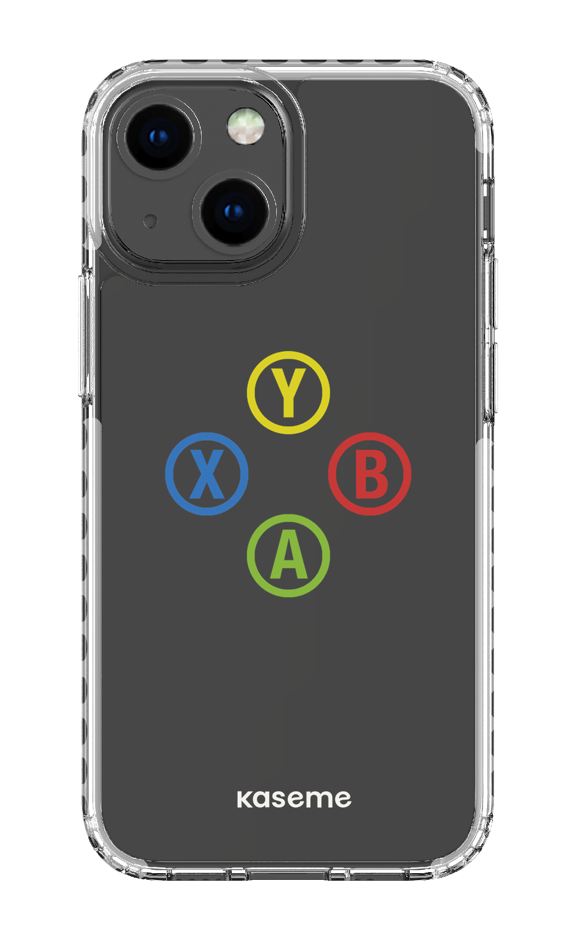 iPhone 13 Mini Clear Case - White Game clear case -