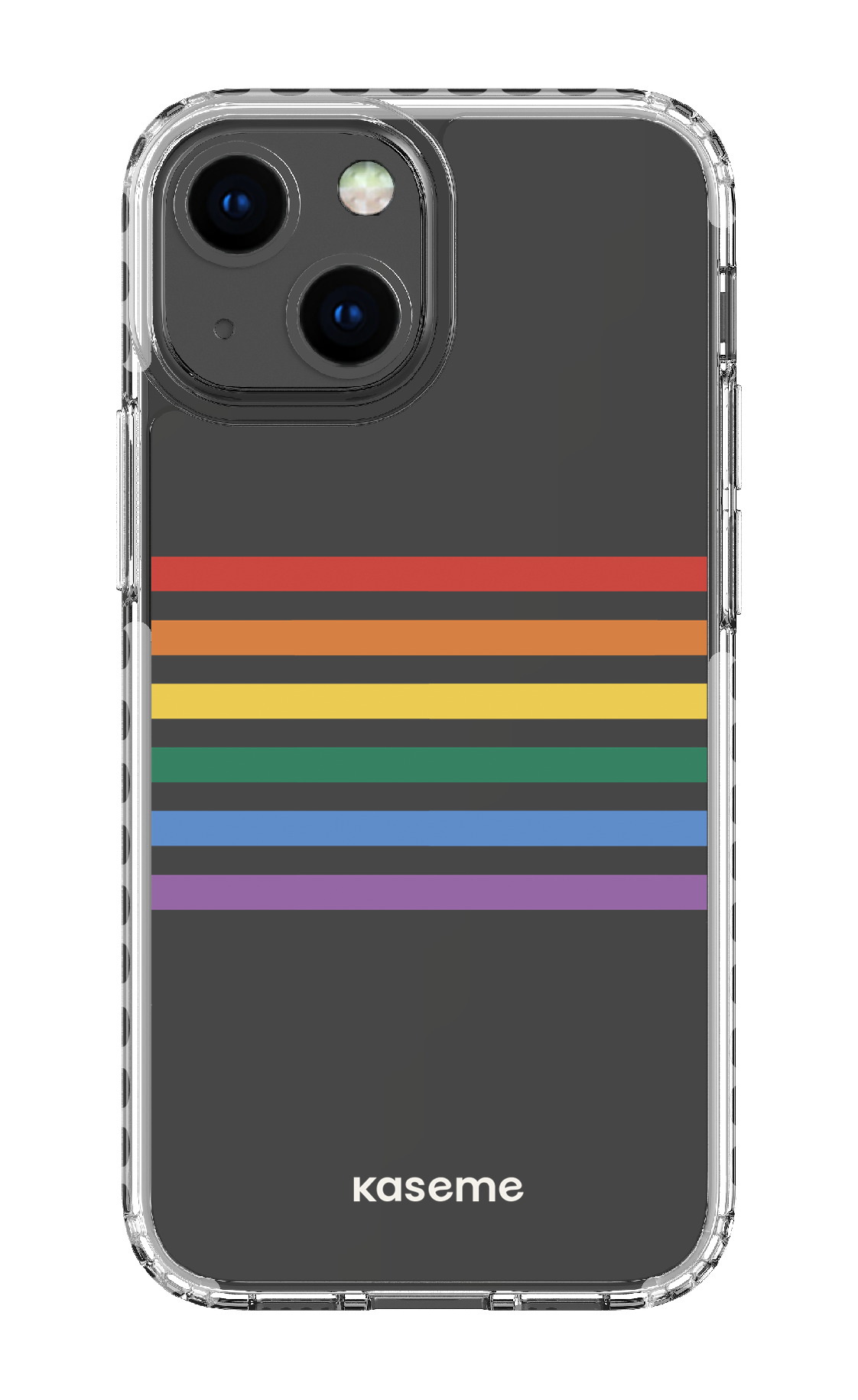 iPhone 13 Mini Clear Case - White Out and proud clear case -