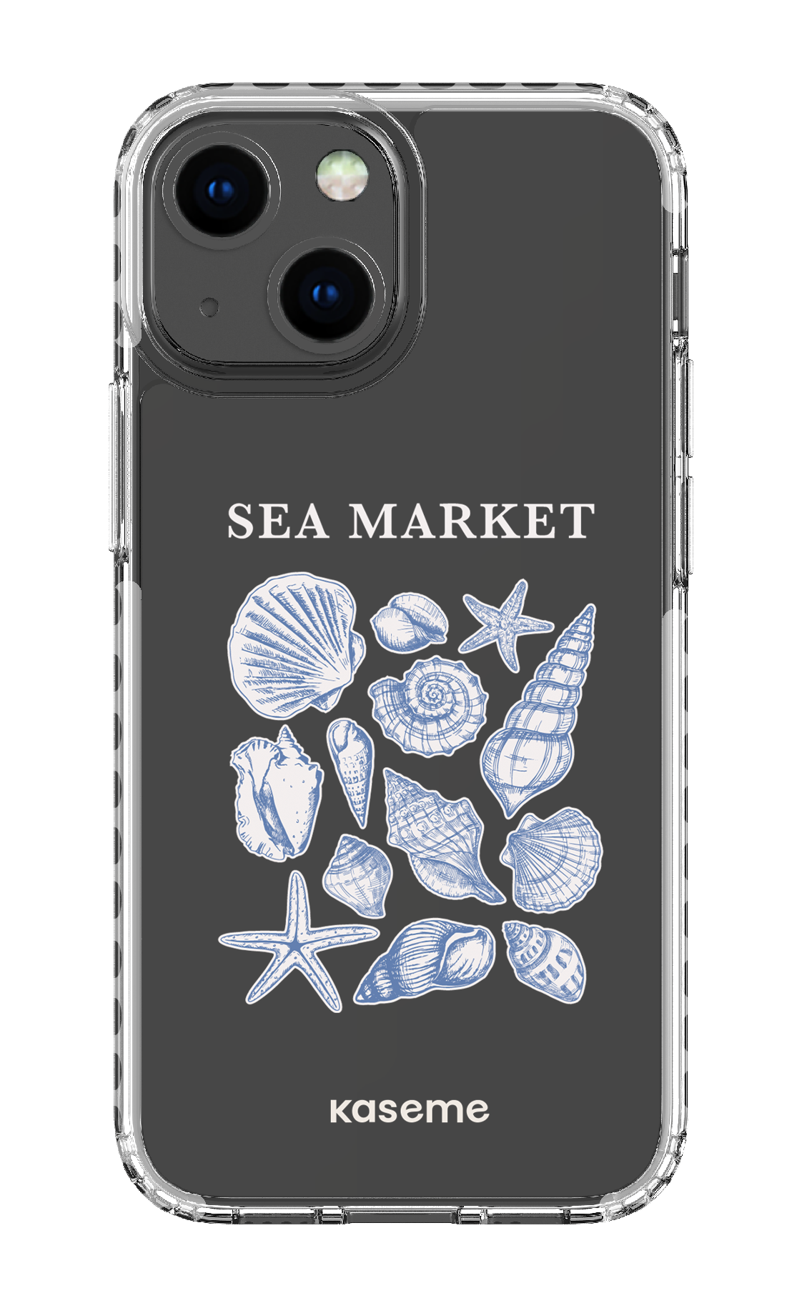 iPhone 13 Mini Clear Case - White Souvenir Clear Case -