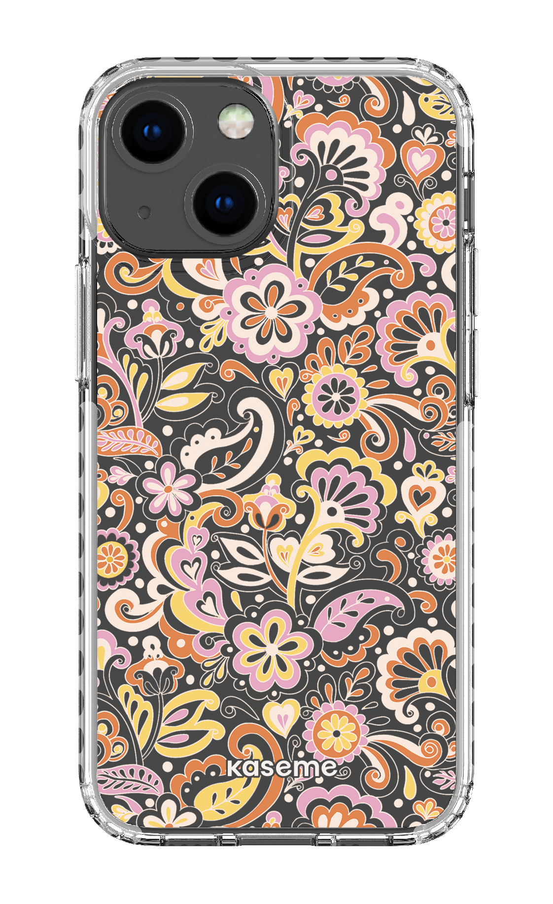 iPhone 13 Mini Clear Case - White Sunbathe Clear Case -