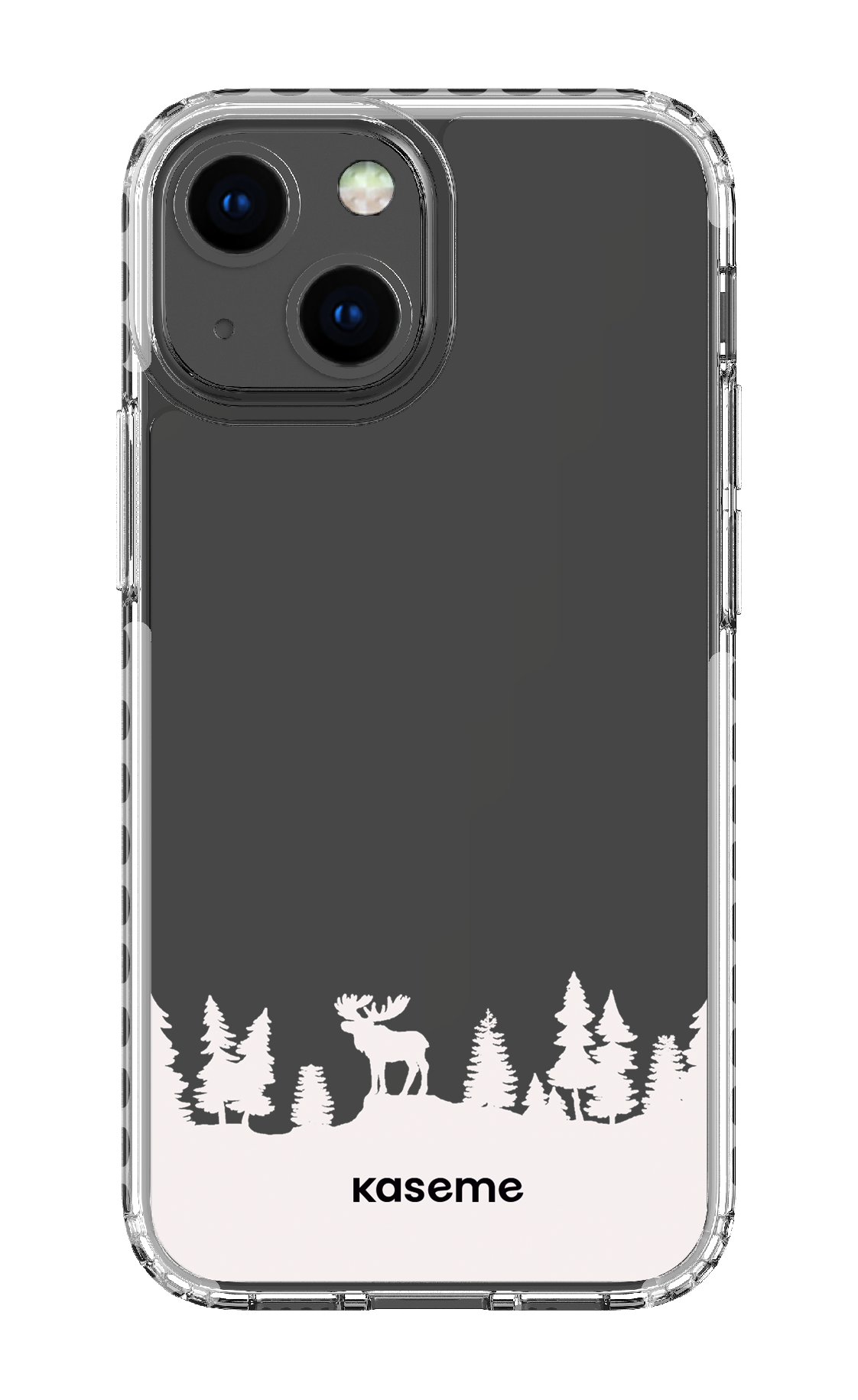 iPhone 13 Mini Clear Case - White The Moose Clear Case -