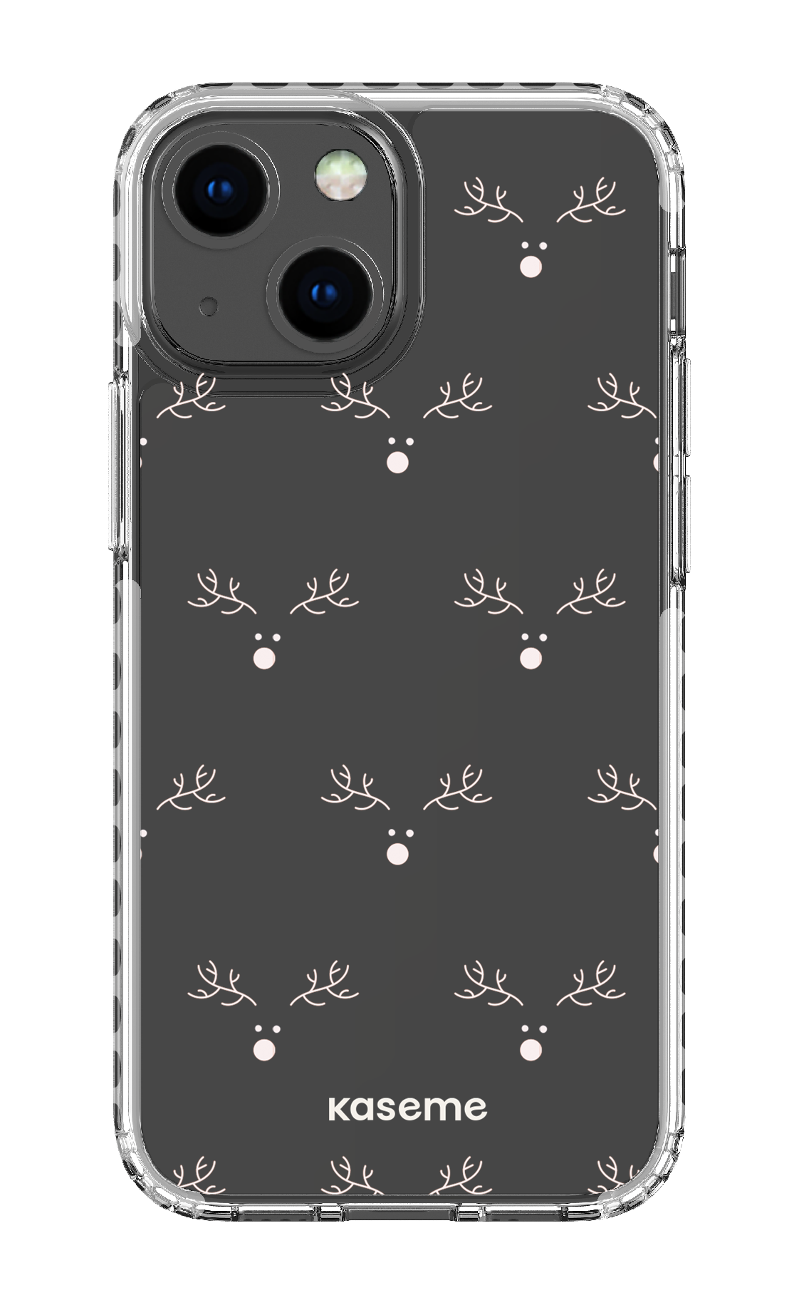 iPhone 13 Mini Clear Case - White Vixen Clear Case -