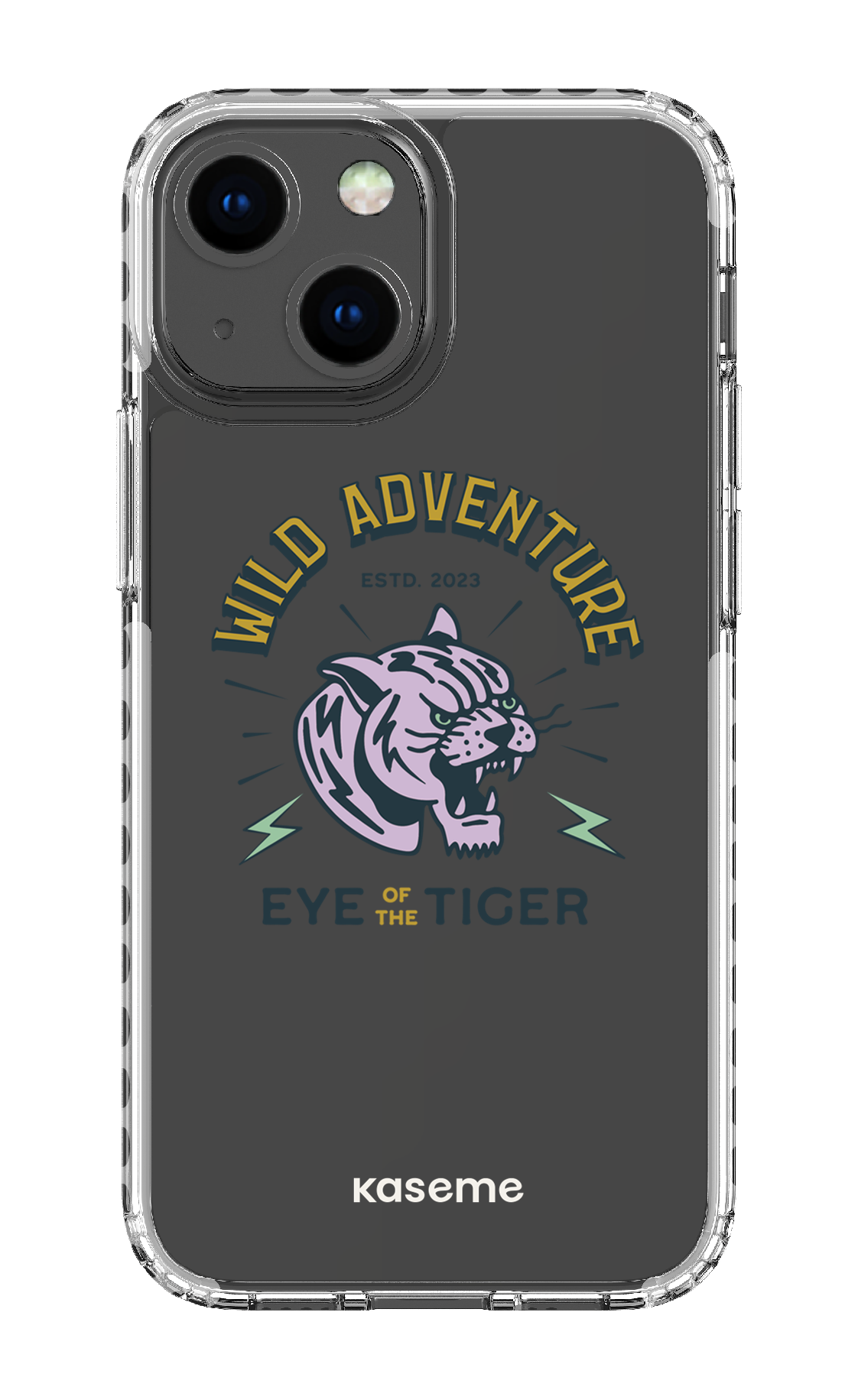 iPhone 13 Mini Clear Case - White Wildcats clear case -