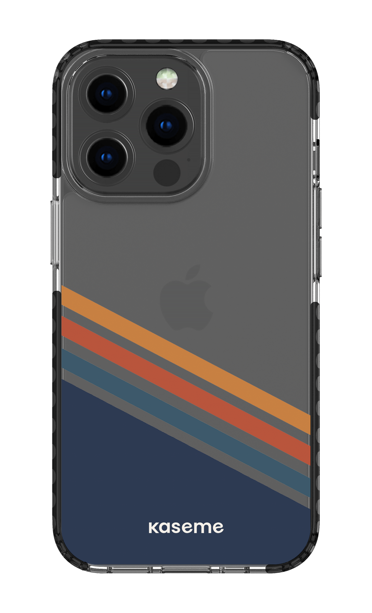 iPhone 13 Pro Clear Case - Black Bitter Clear Case -