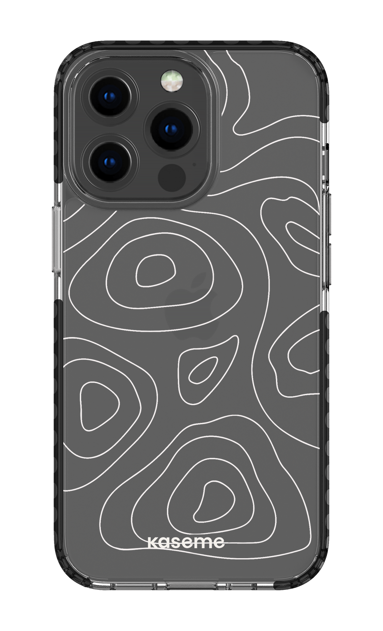 iPhone 13 Pro Clear Case - Black Enigma Clear Case -