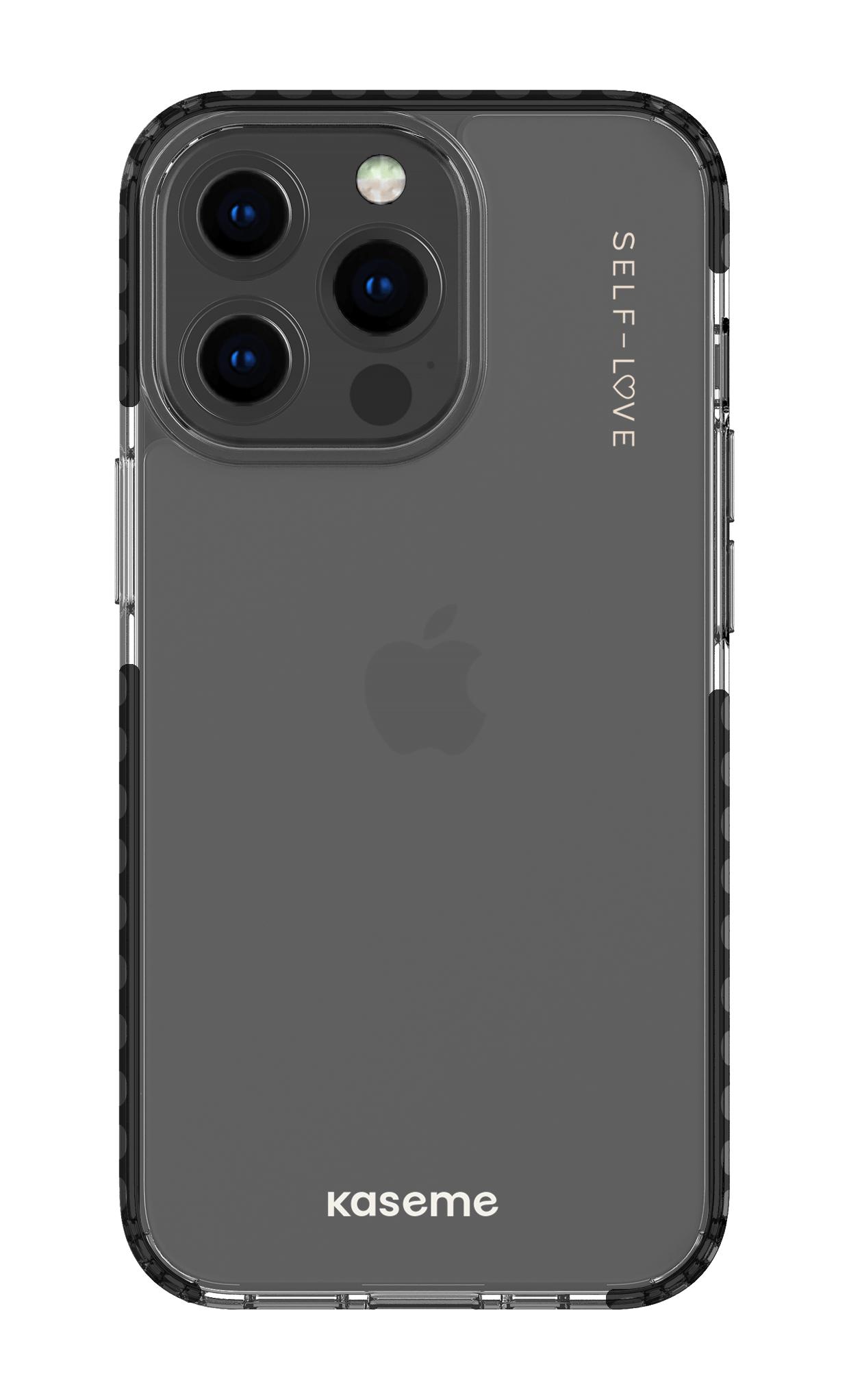 iPhone 13 Pro Clear Case - Black Forevermore Clear Case -