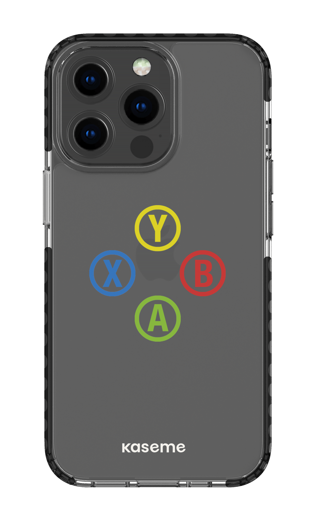 iPhone 13 Pro Clear Case - Black Game clear case -