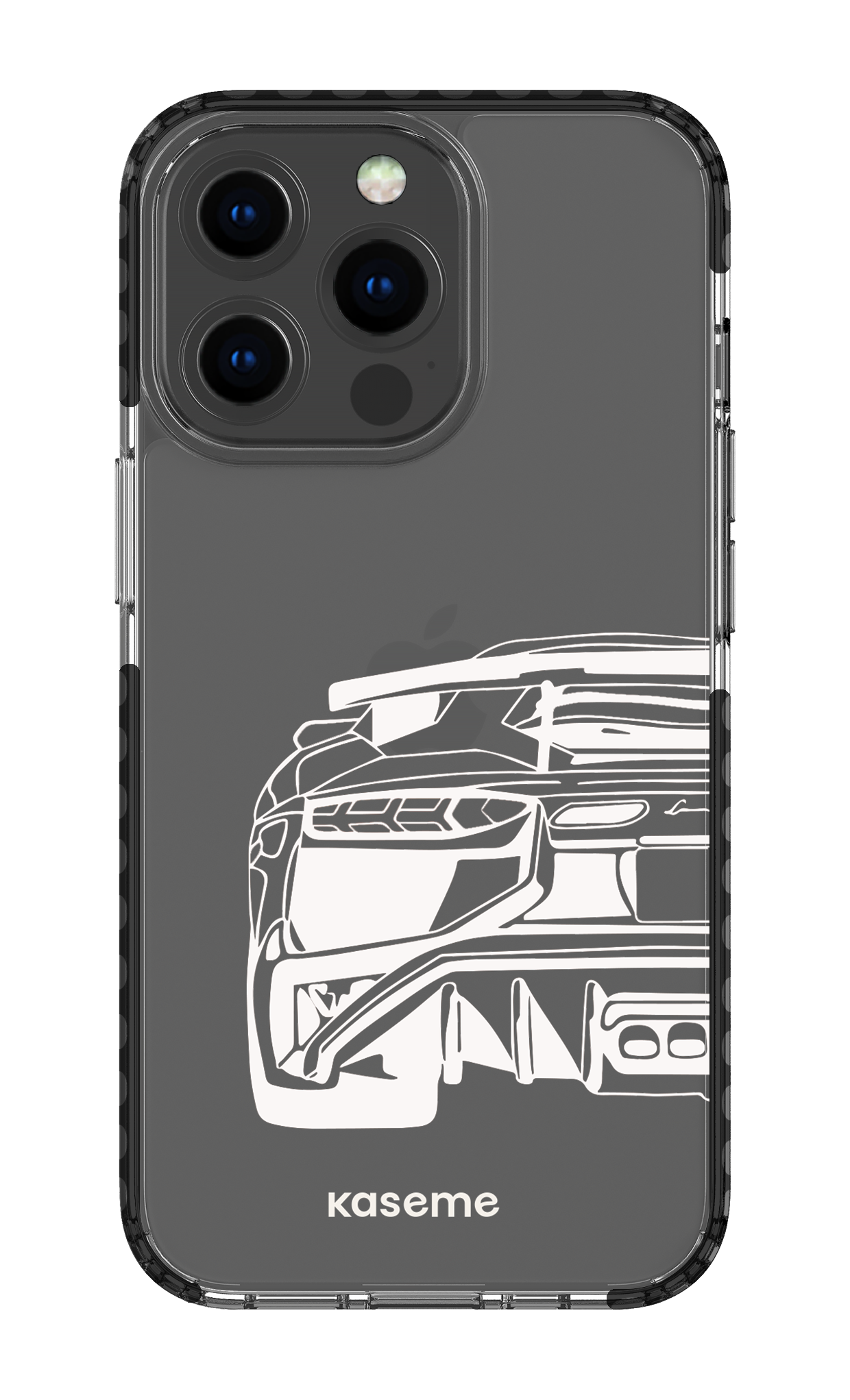 iPhone 13 Pro Clear Case - Black Lambo clear case -