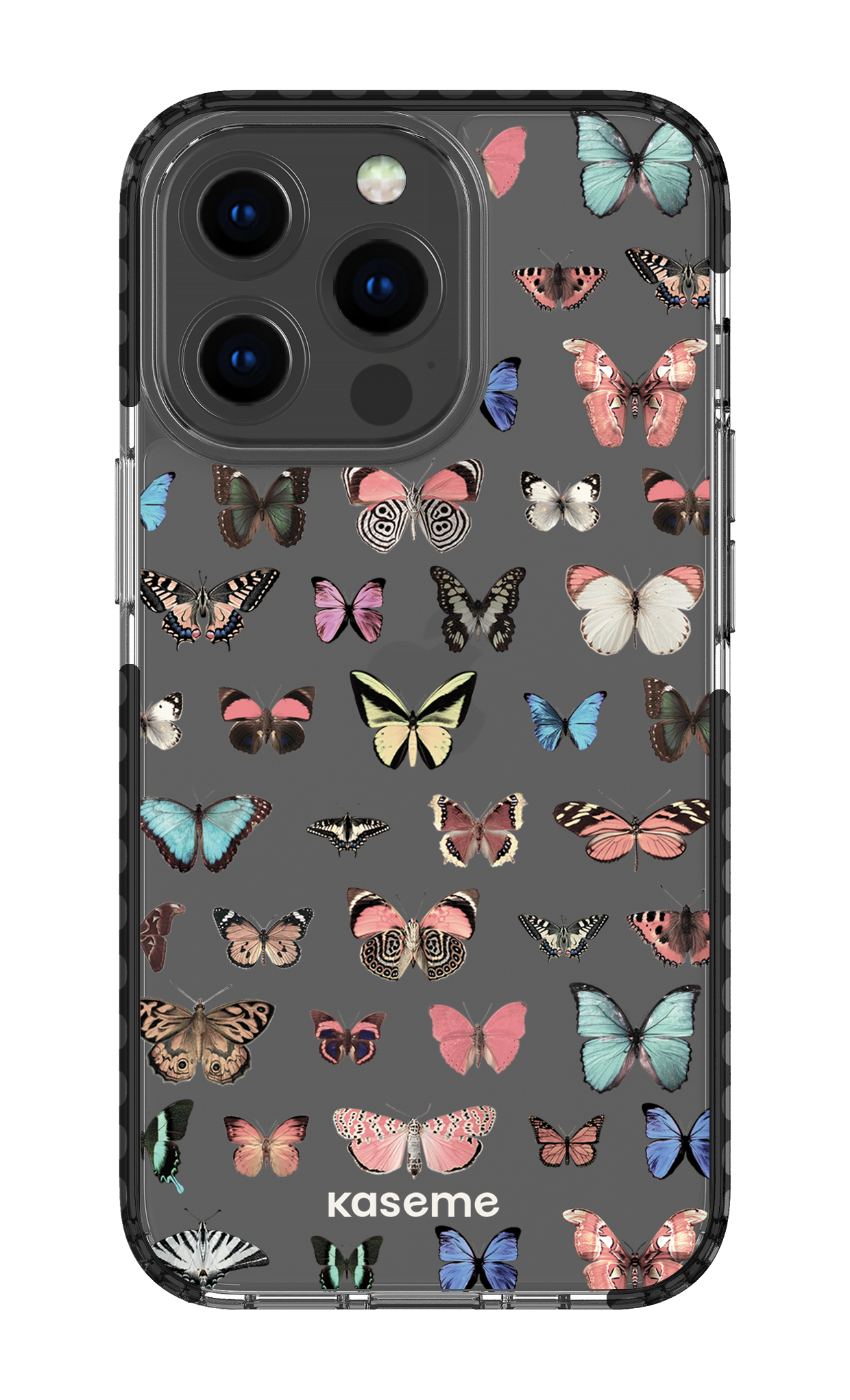 iPhone 13 Pro Clear Case - Black Paloma clear case -