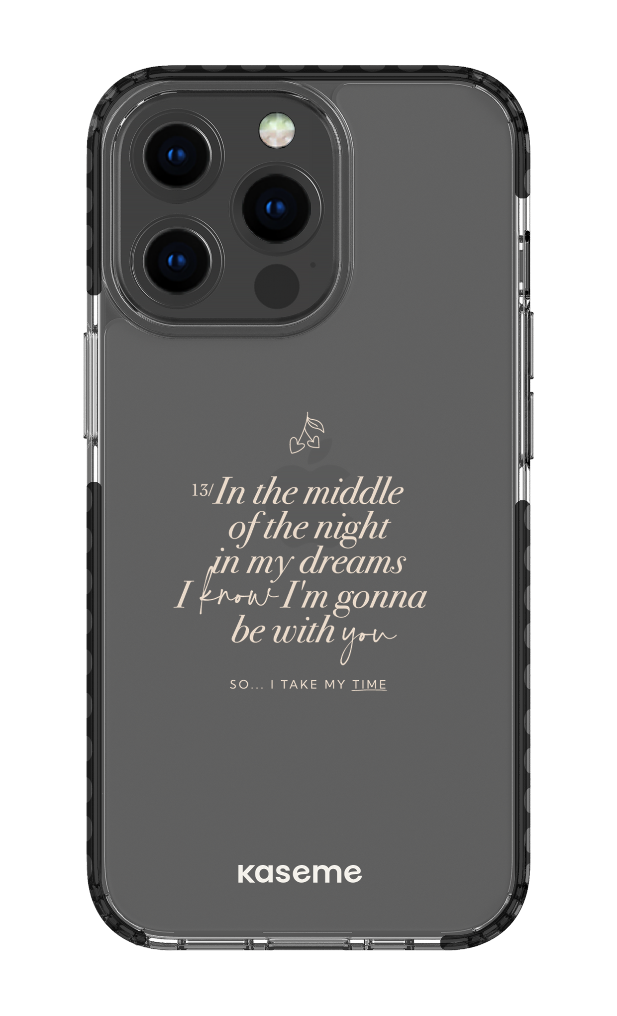 iPhone 13 Pro Clear Case - Black Ready For It Clear Case -