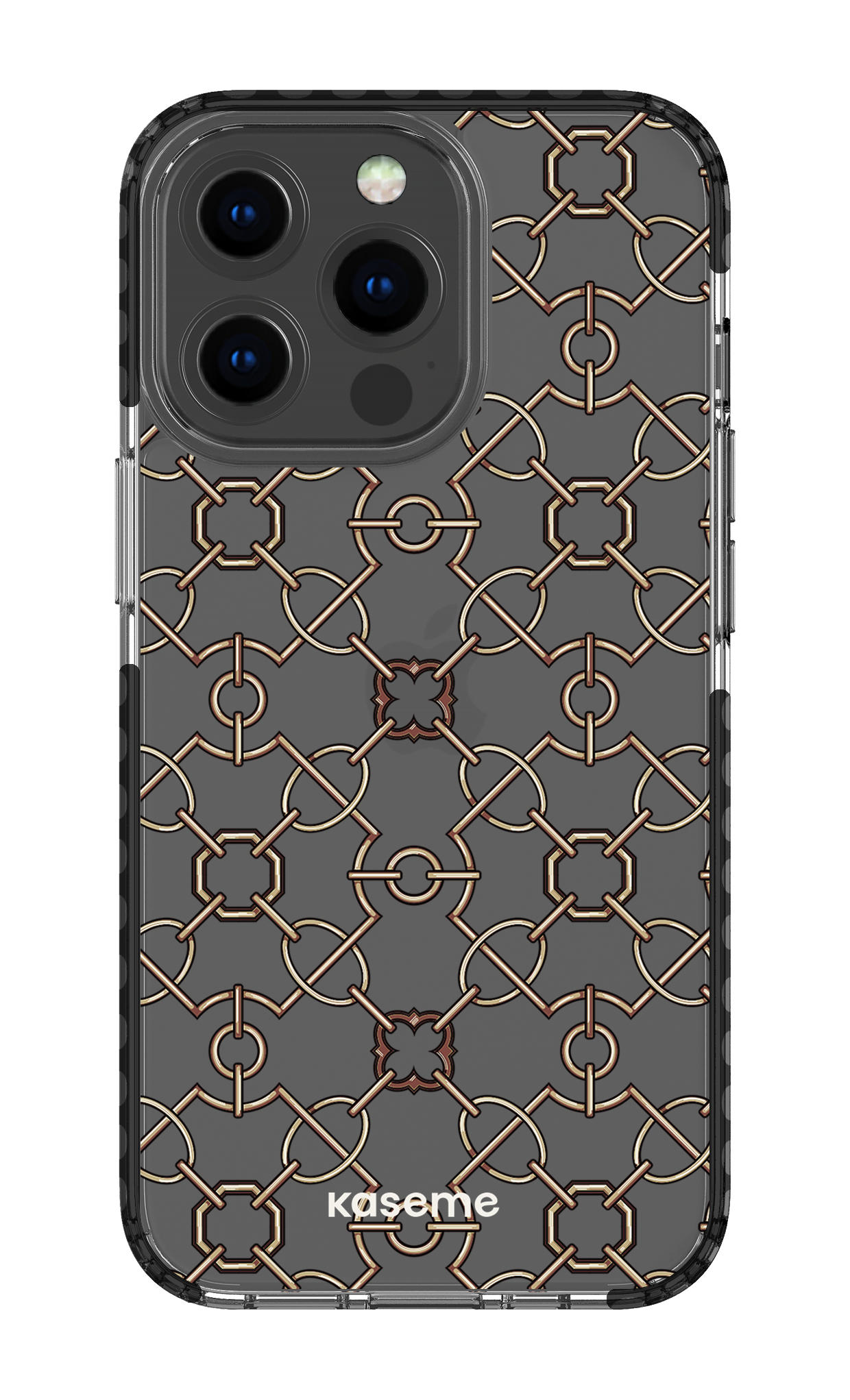 iPhone 13 Pro Clear Case - Black Refined Clear Case -