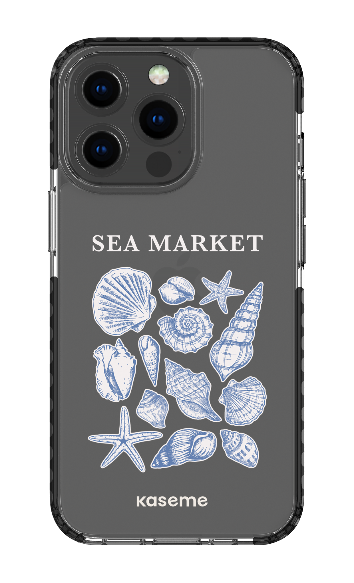 iPhone 13 Pro Clear Case - Black Souvenir Clear Case -