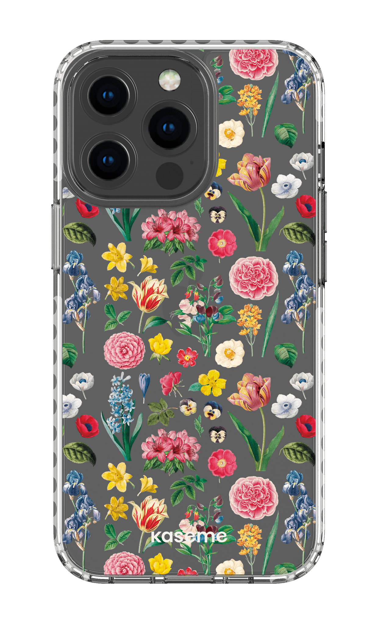 iPhone 13 Pro Clear Case - White Amelia Clear Case -