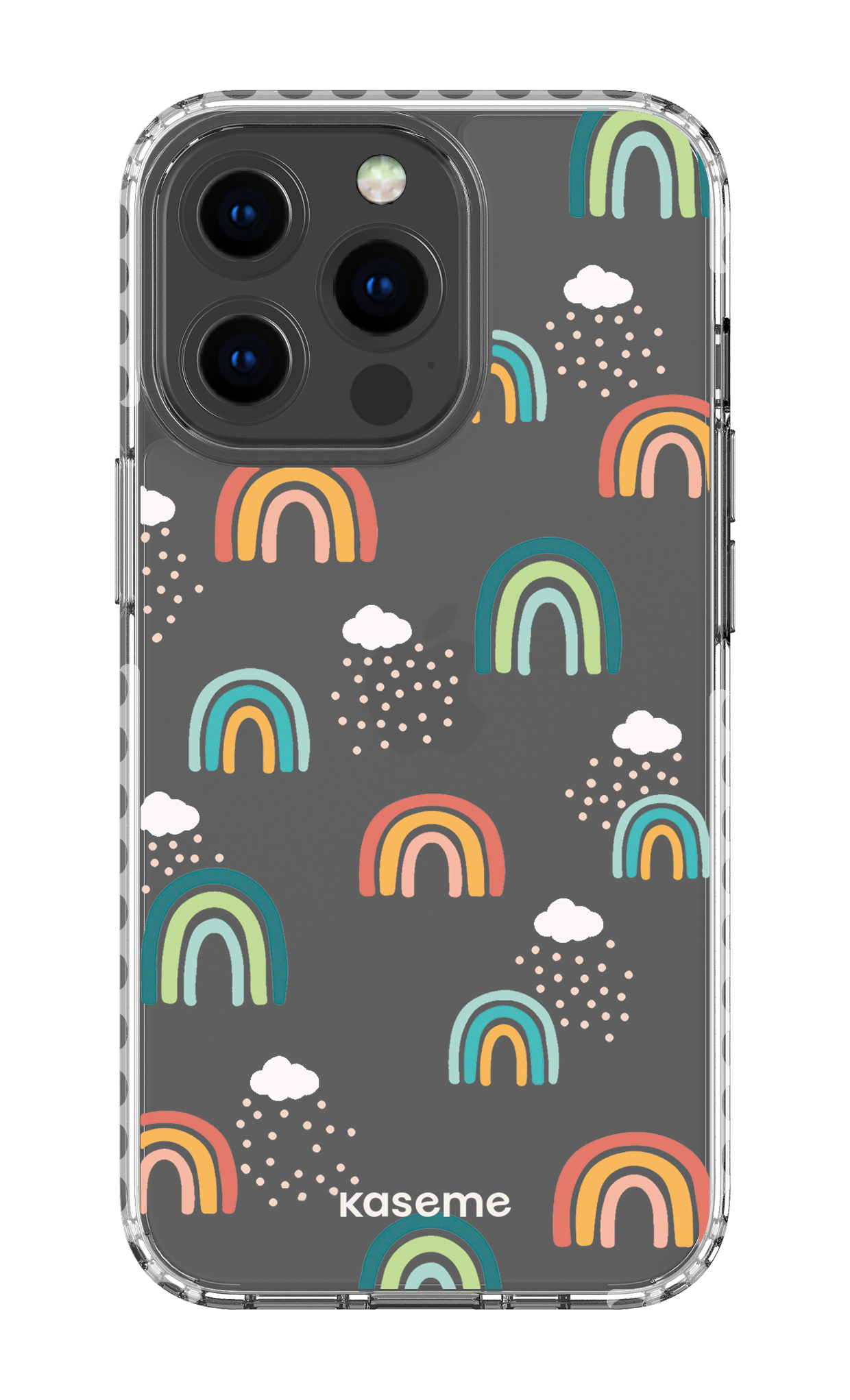 iPhone 13 Pro Clear Case - White Be You Clear Case -