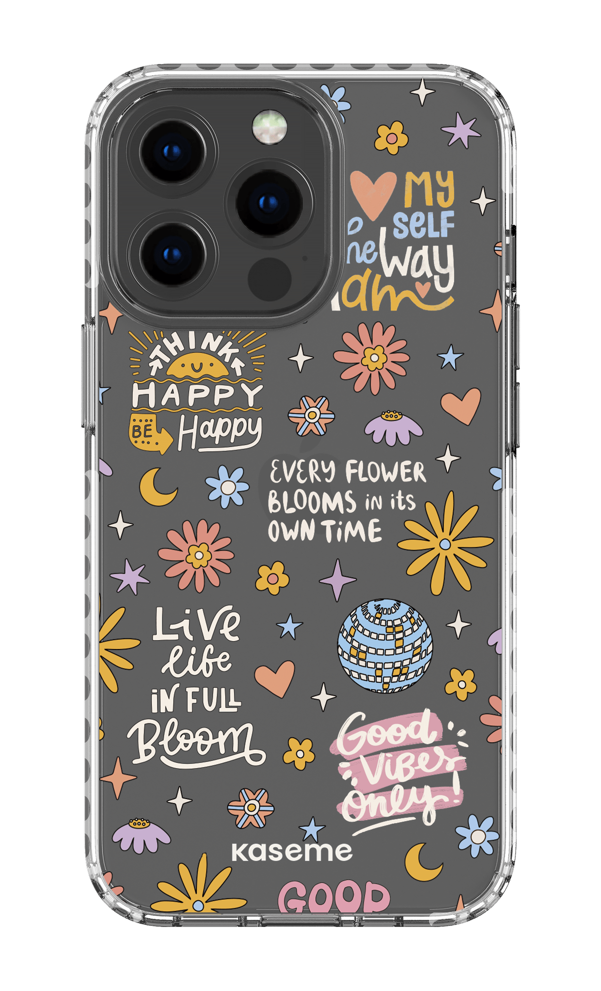 iPhone 13 Pro Clear Case - White Candid clear case -