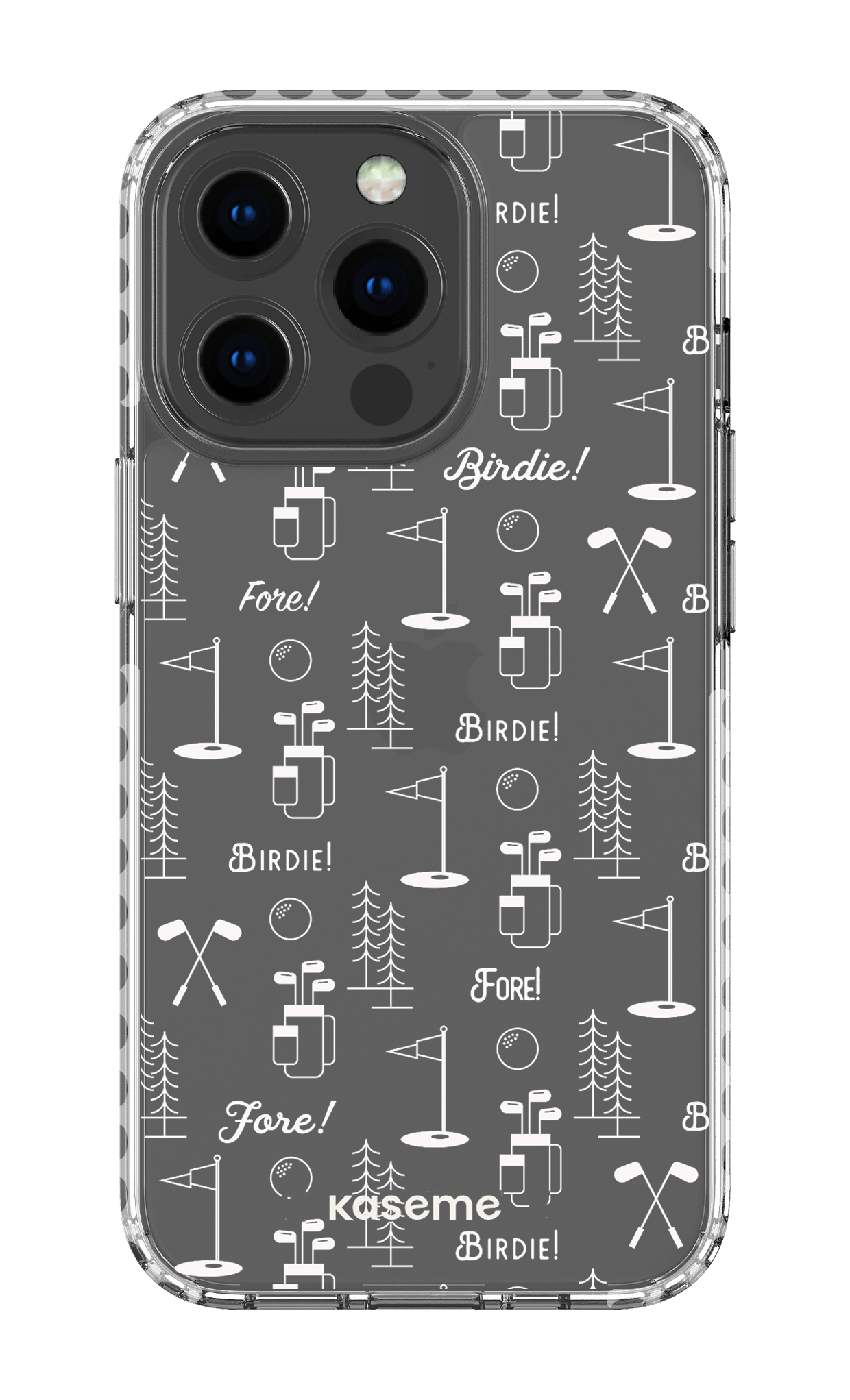 iPhone 13 Pro Clear Case - White Fore clear case -