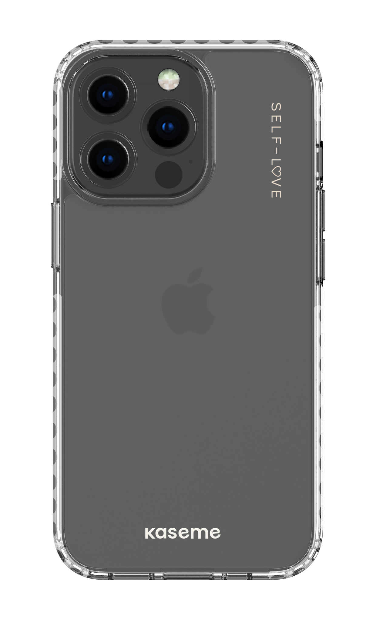 iPhone 13 Pro Clear Case - White Forevermore Clear Case -