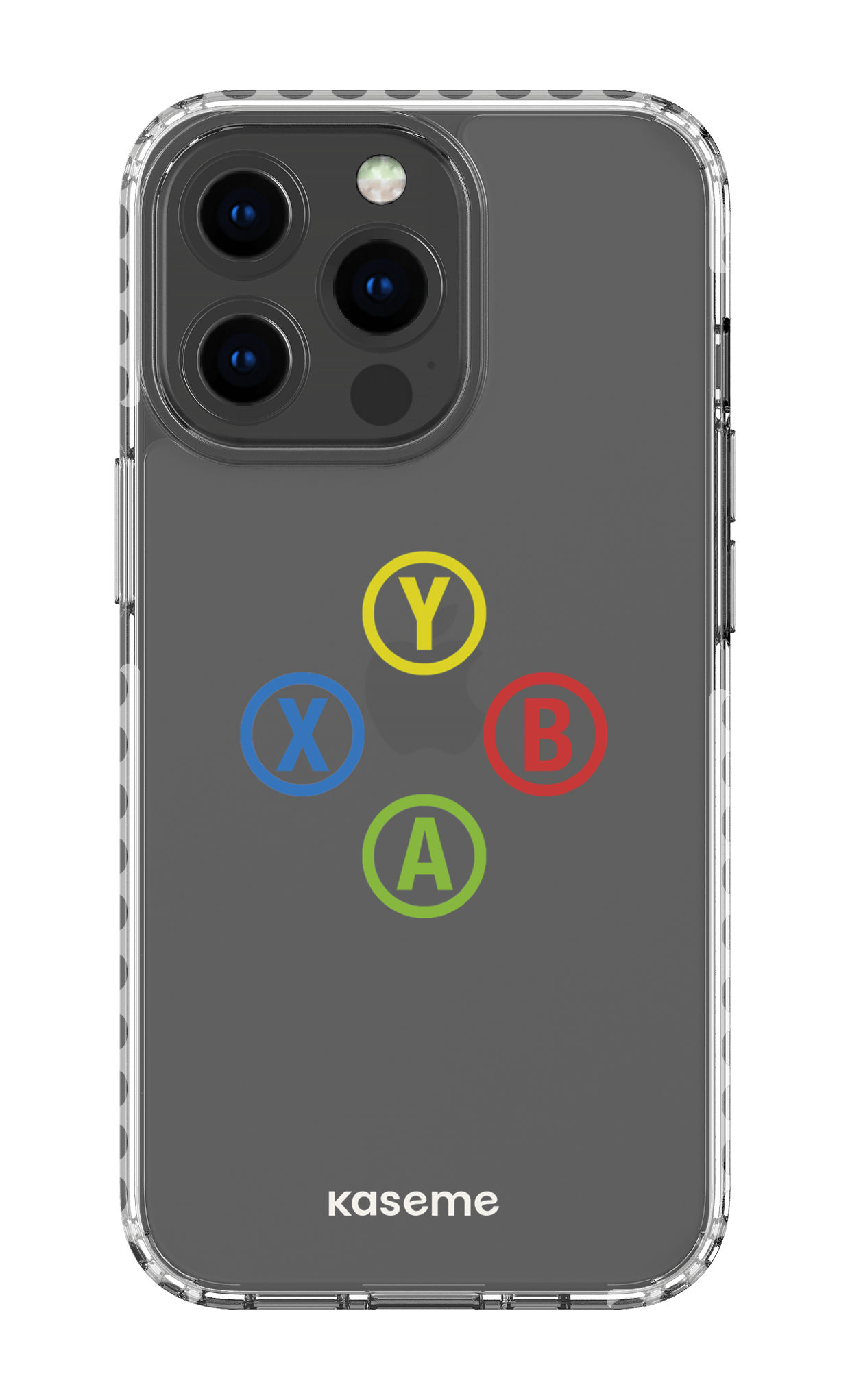 iPhone 13 Pro Clear Case - White Game clear case -