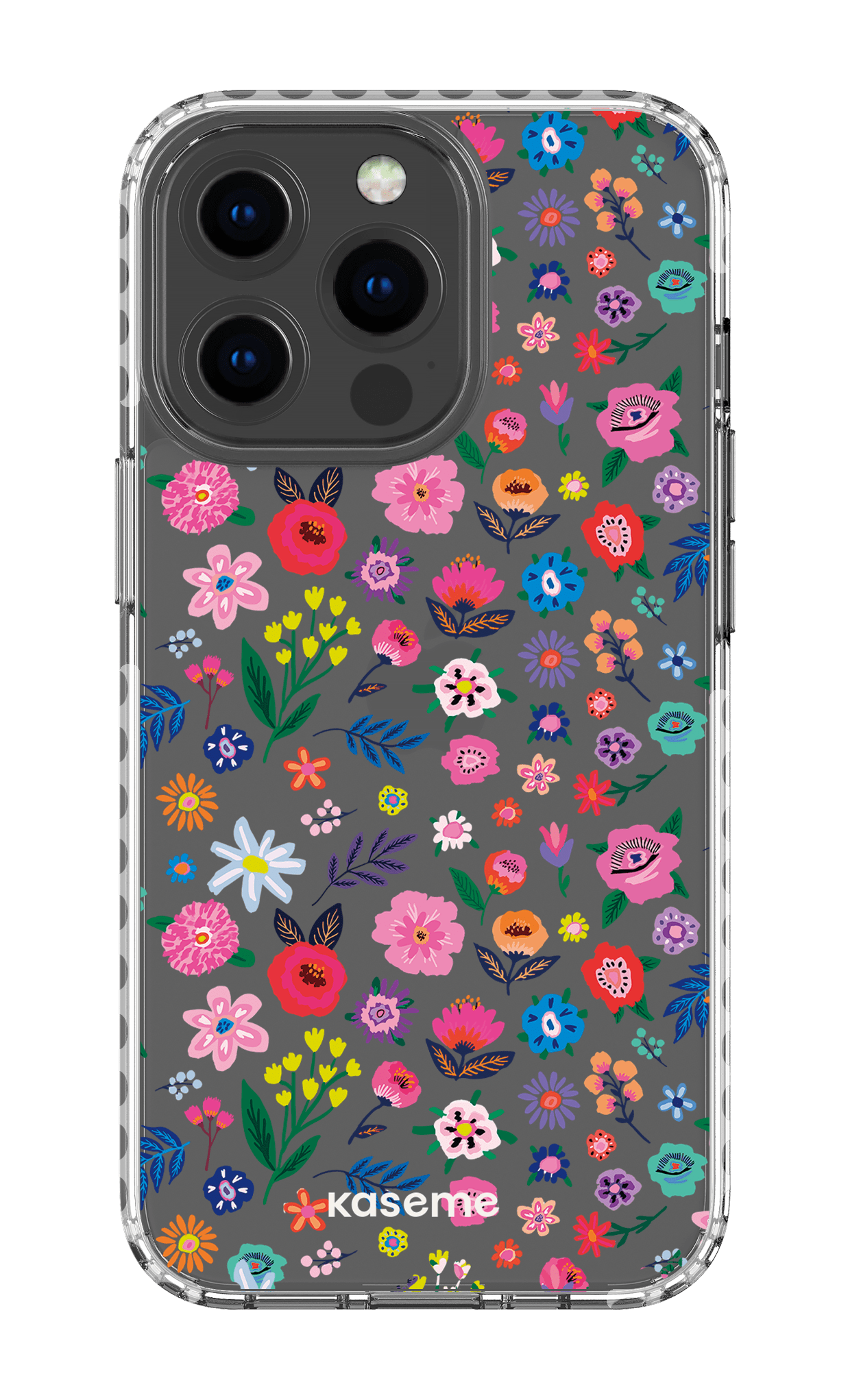 iPhone 13 Pro Clear Case - White Hallucinate Clear Case -