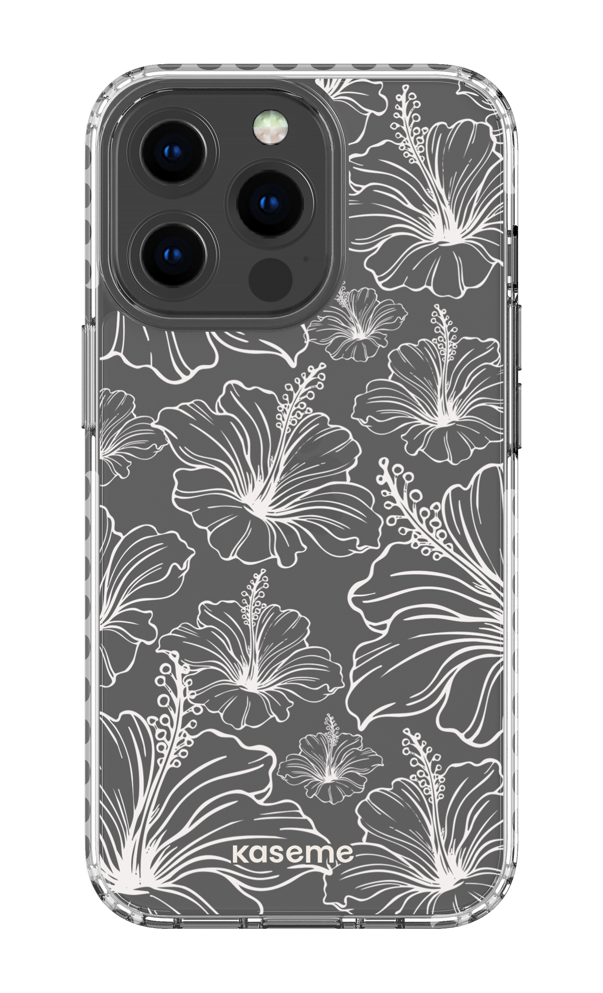 iPhone 13 Pro Clear Case - White Kahala Clear Case -