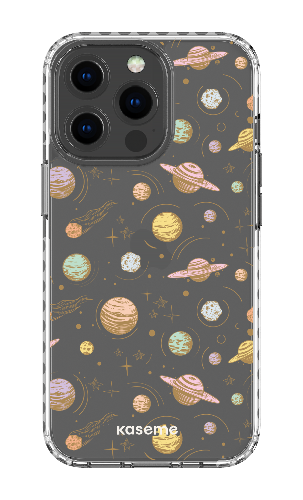 iPhone 13 Pro Clear Case - White Solar Clear Case -