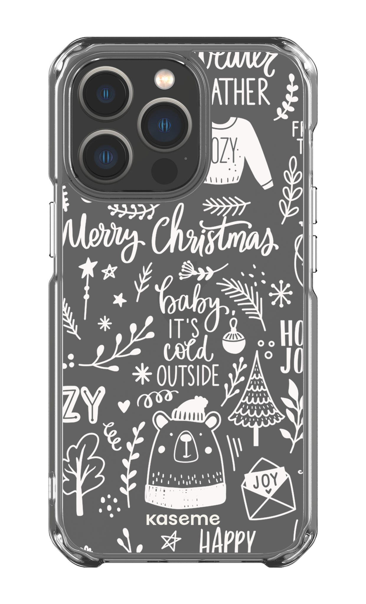 iPhone 13 Pro Clear Case Cold Nights Clear Case -