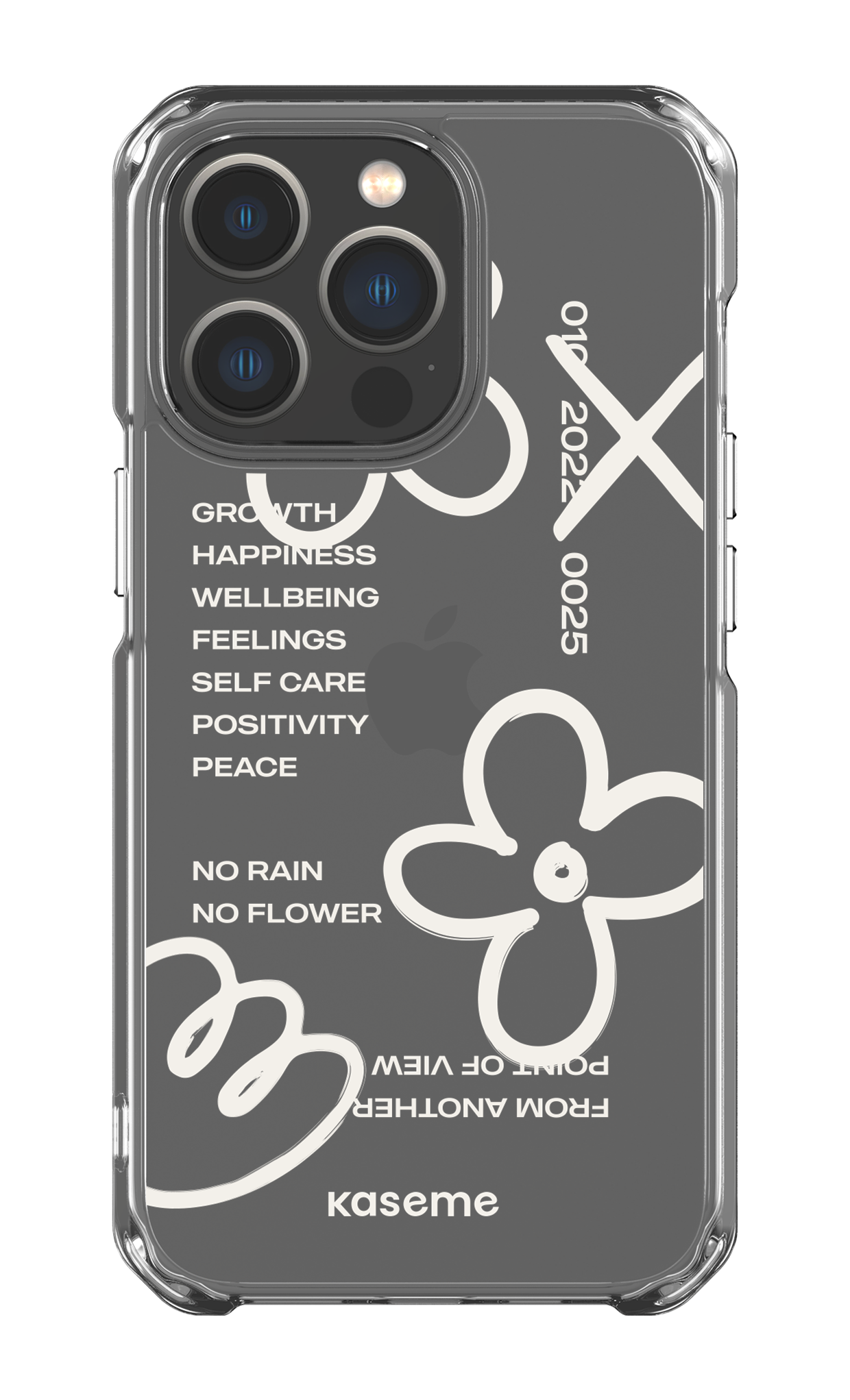 iPhone 13 Pro Clear Case Feelings white Clear Case -