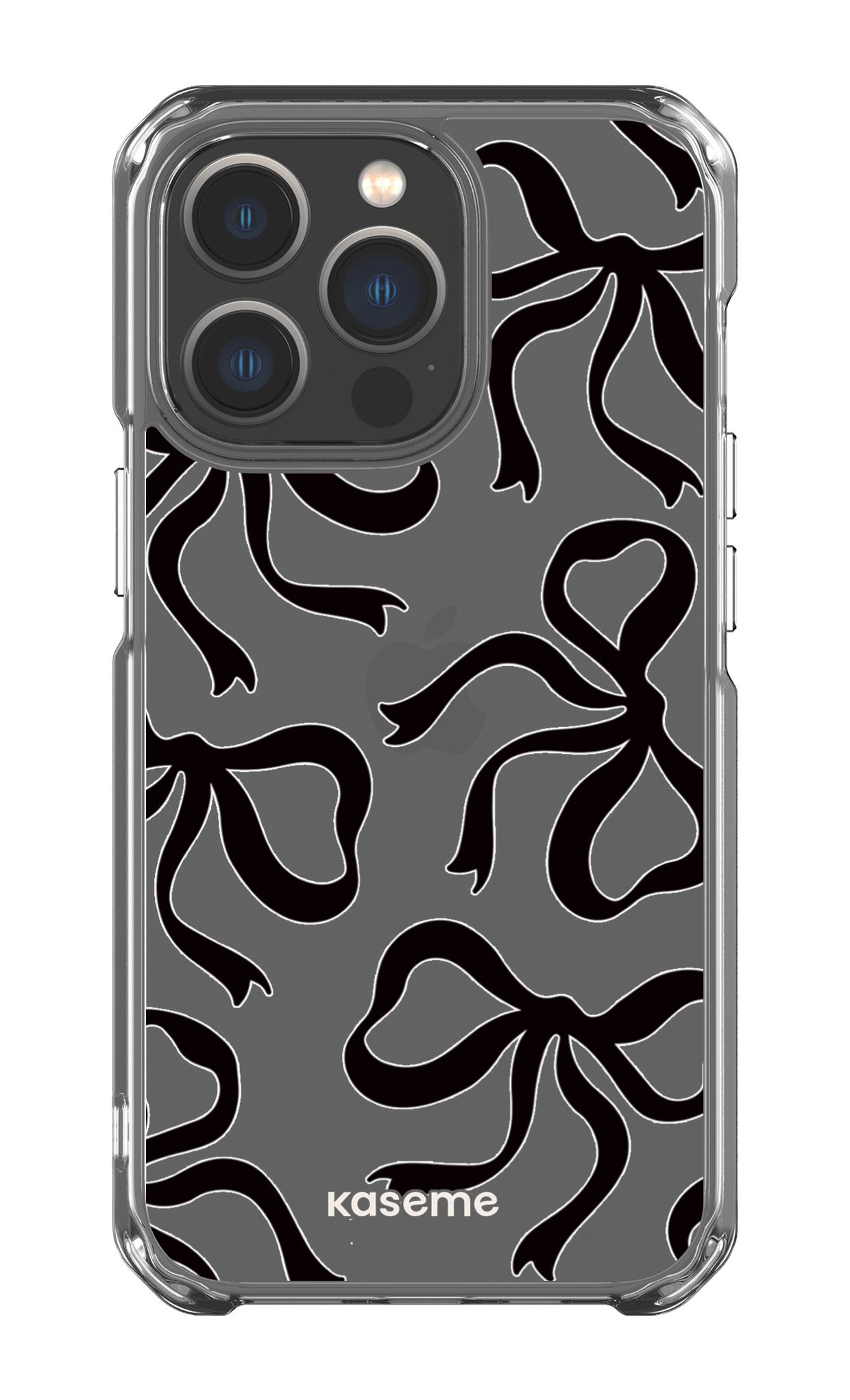 iPhone 13 Pro Clear Case Lace Black Clear Case -